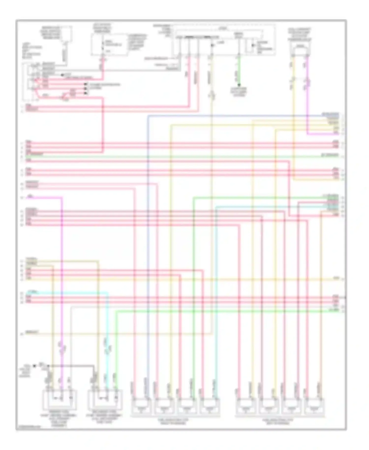 Wiring diagram gnd ign b+ ign malfunction indicator lamp for Chevrolet Suburban XI (2007-2013)