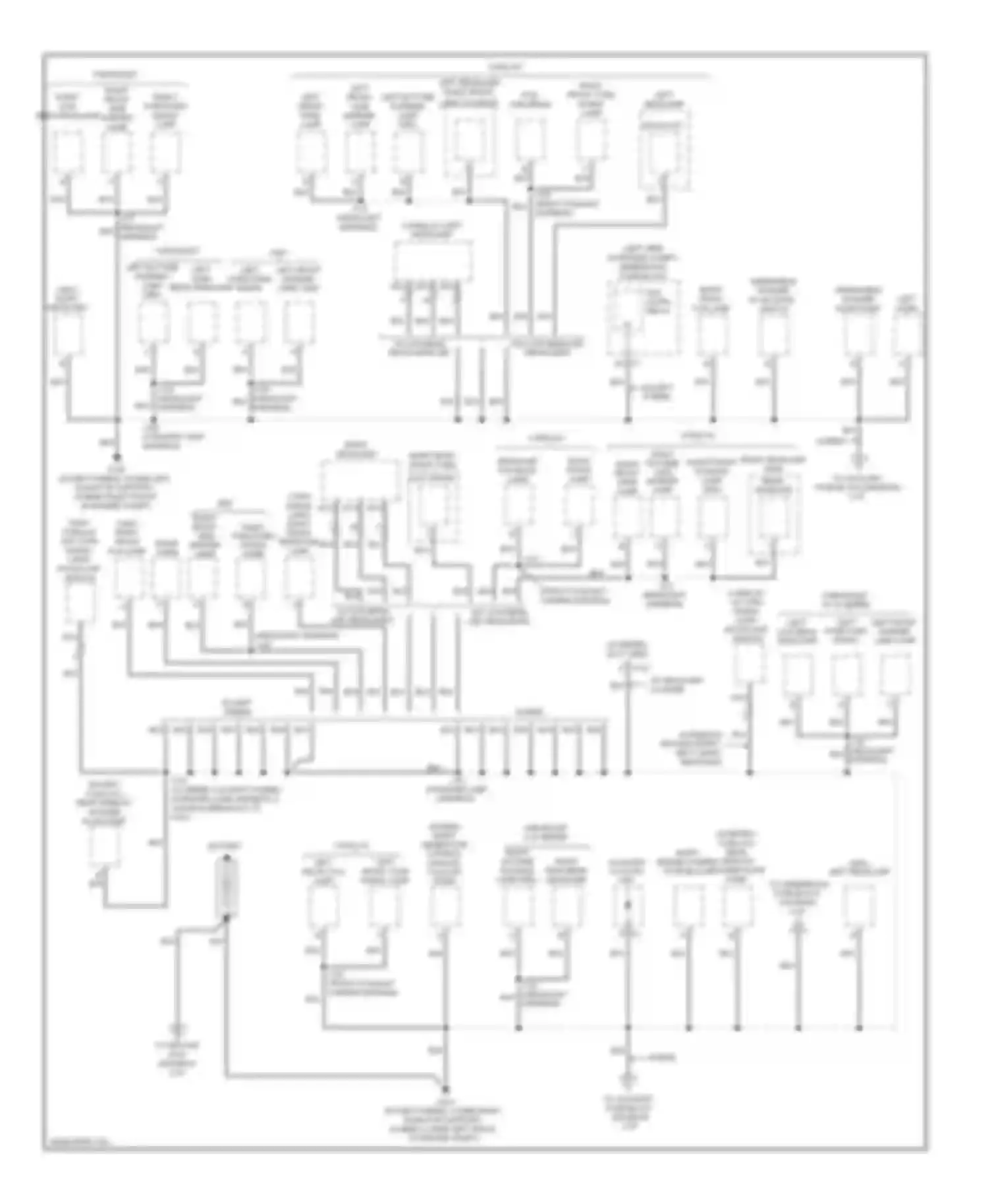 Wiring diagram left front fog lamp for Chevrolet Suburban XI (2007-2013)