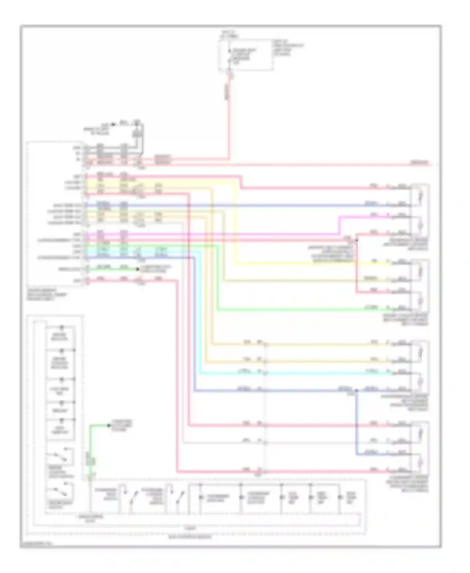 Wiring diagram med temp ind for Chevrolet Suburban XI (2007-2013)