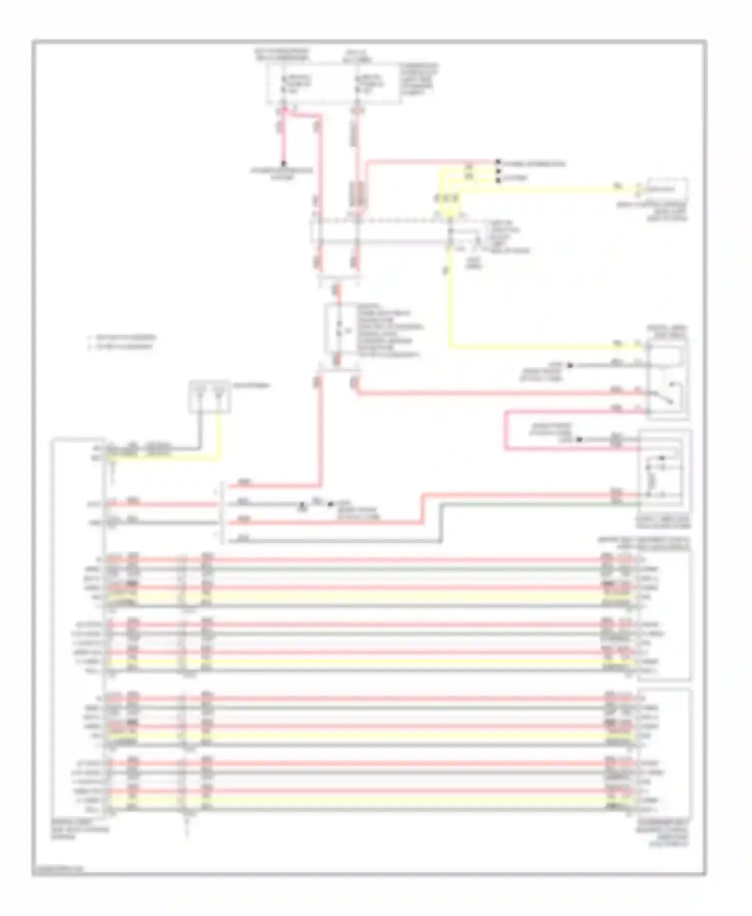 Wiring diagram power distribution for Chevrolet Suburban XI (2007-2013)