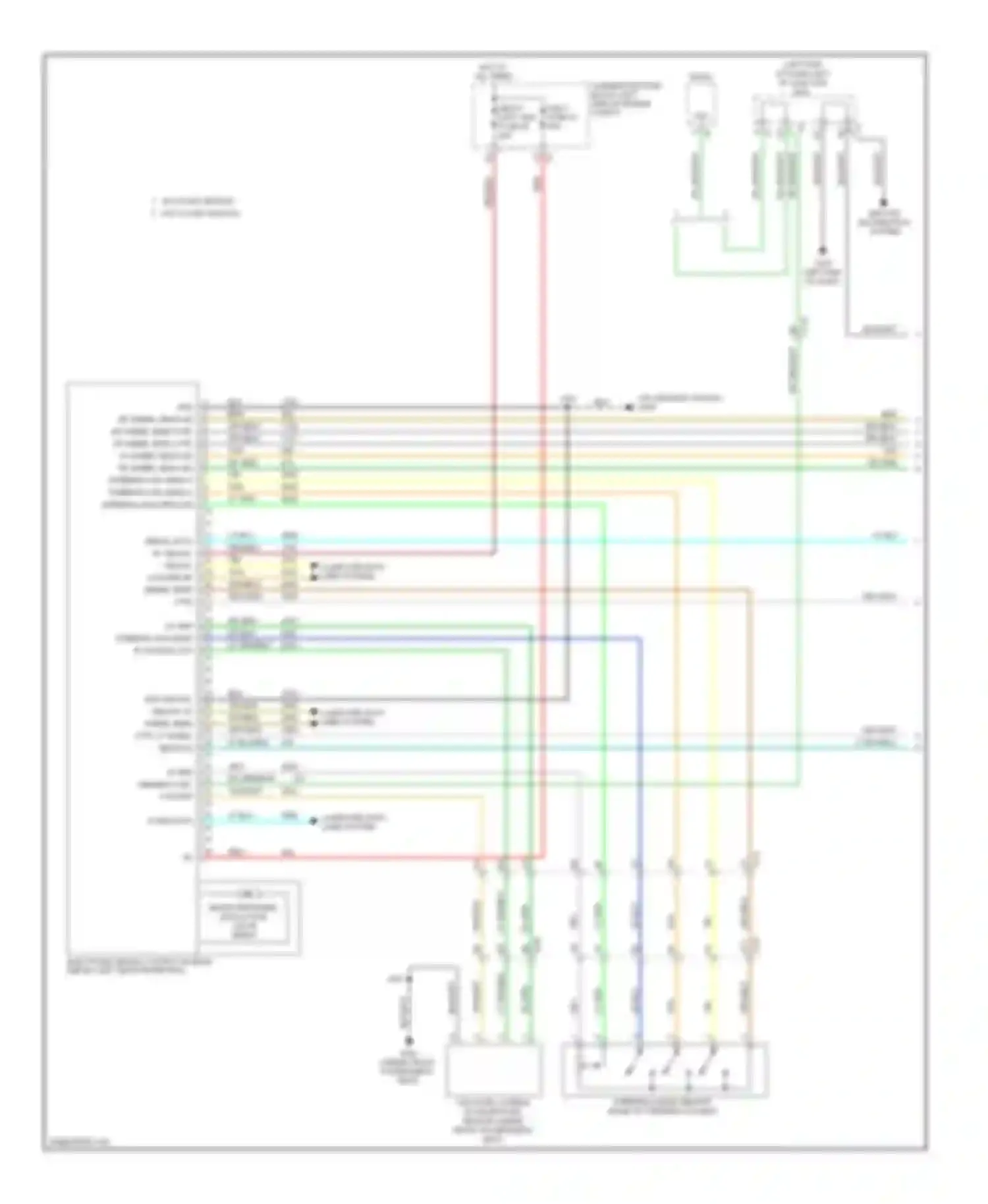 Wiring diagram serial data b+ gmlan- gmlan- low ref rf wheel sens ctrl for Chevrolet Suburban XI (2007-2013)