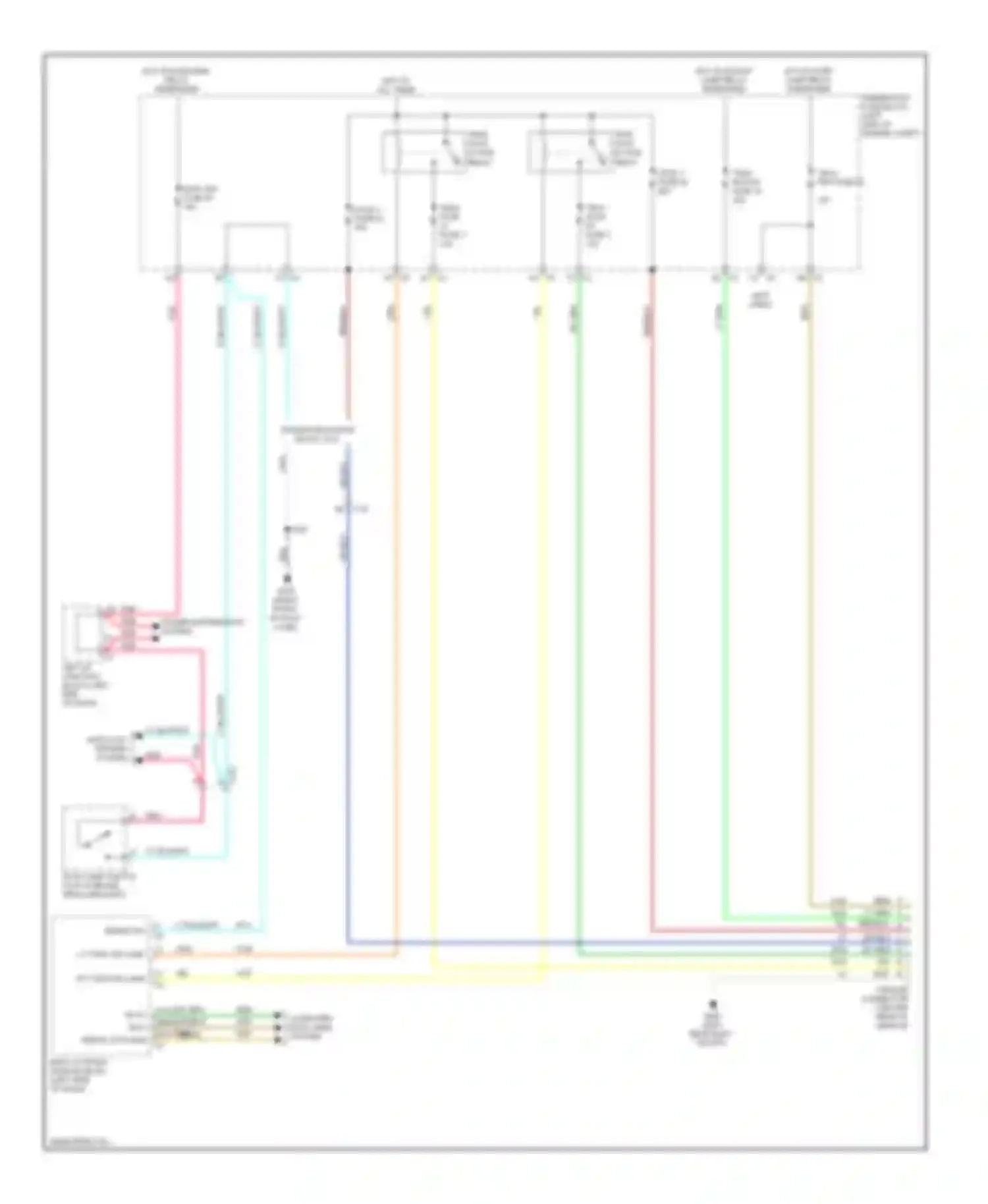 Wiring diagram trlr stop lt pcb relay for Chevrolet Suburban XI (2007-2013)