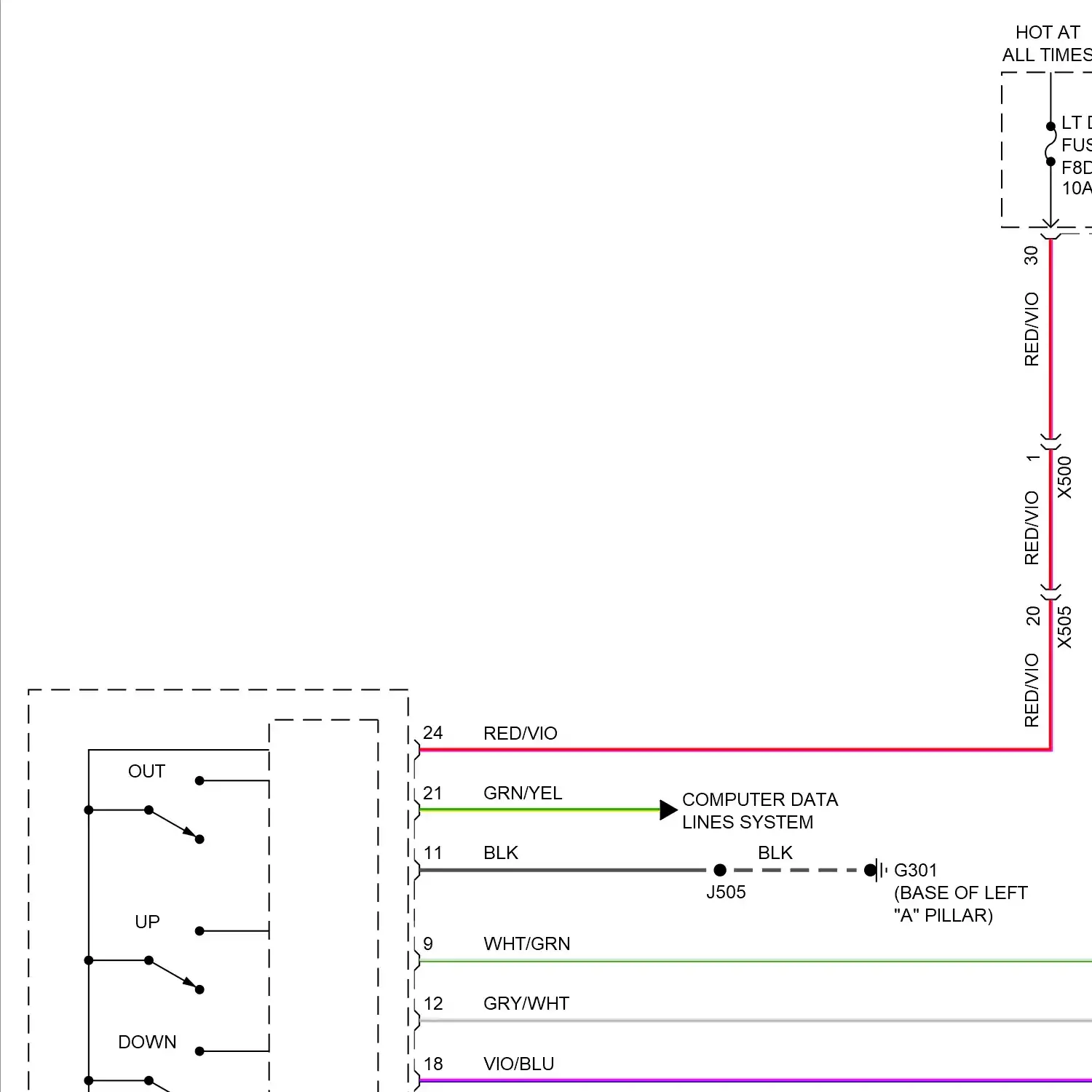 demo - Power mirrors circuit (1 of 2) Power mirrors circuit (1 of 2)