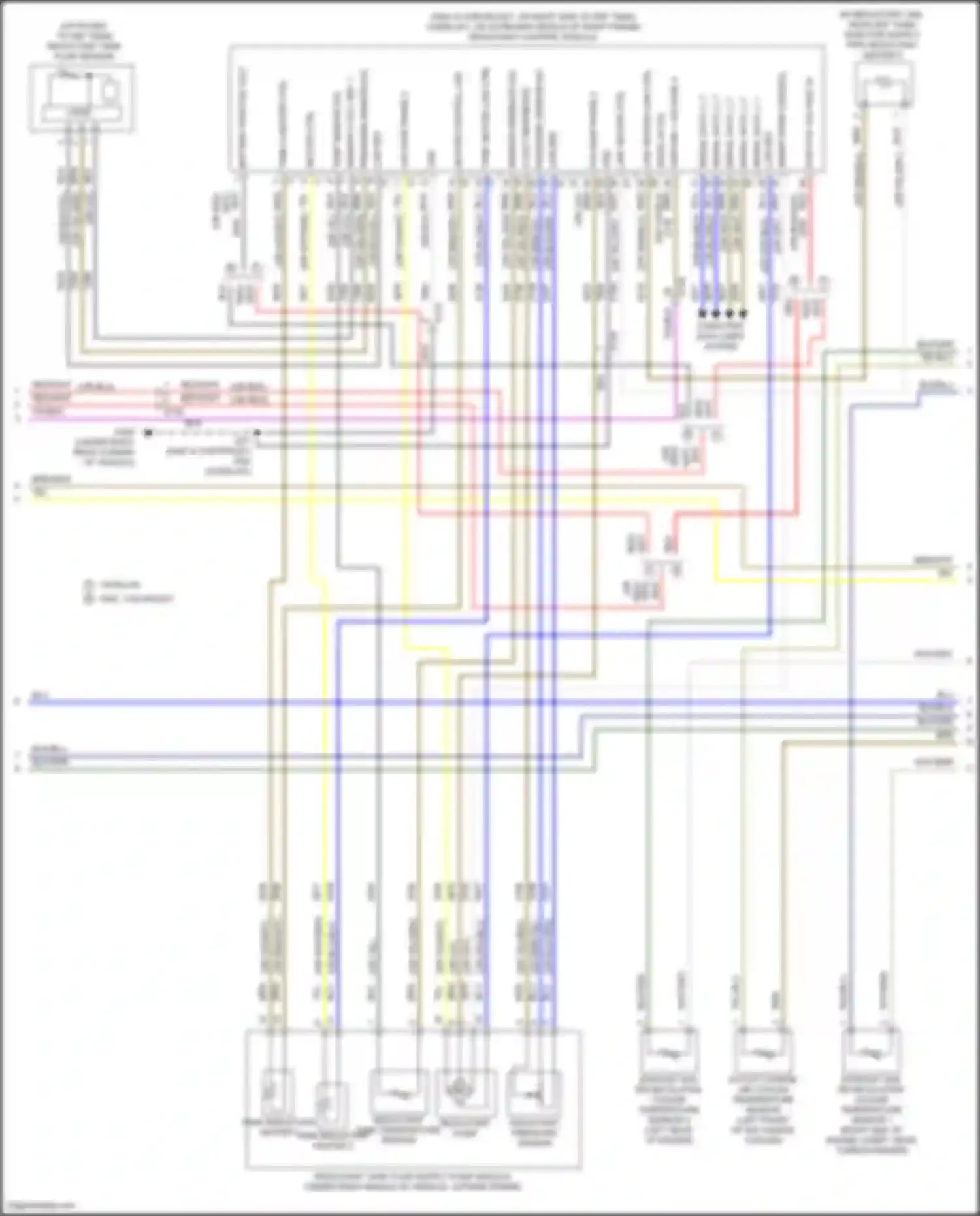 Wiring diagram 5-volt reference for Chevrolet Suburban XIII (2020-2024) (1 of 1)