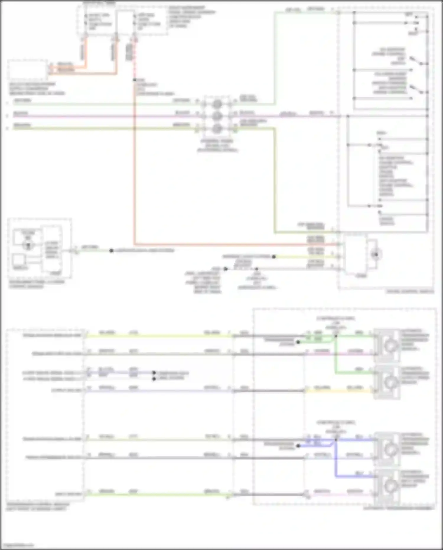 Wiring diagram adaptive cruise switch for Chevrolet Suburban XIII (2020-2024) (1 of 1)