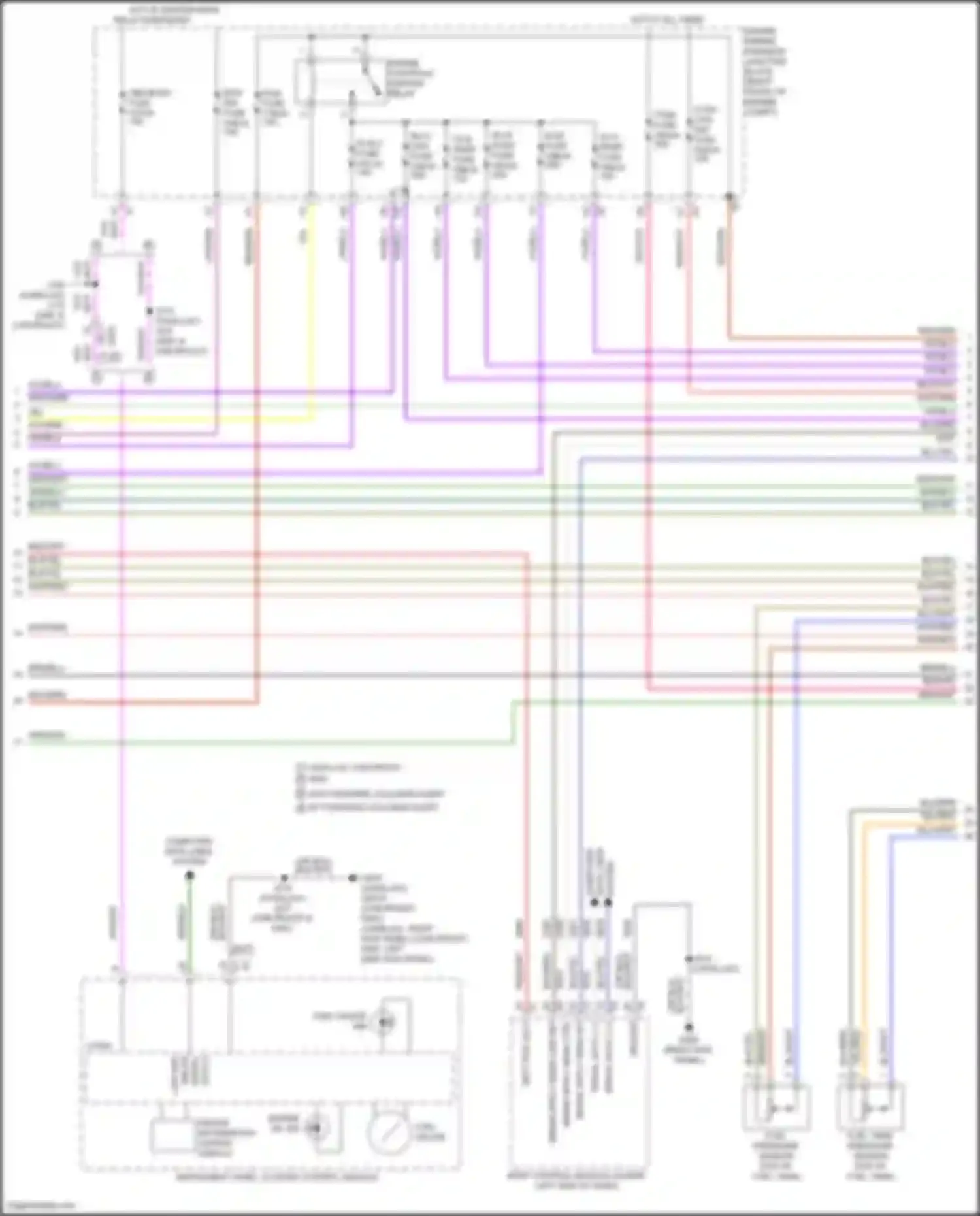 Wiring diagram driver information center display for Chevrolet Suburban XIII (2020-2024) (22 of 23)