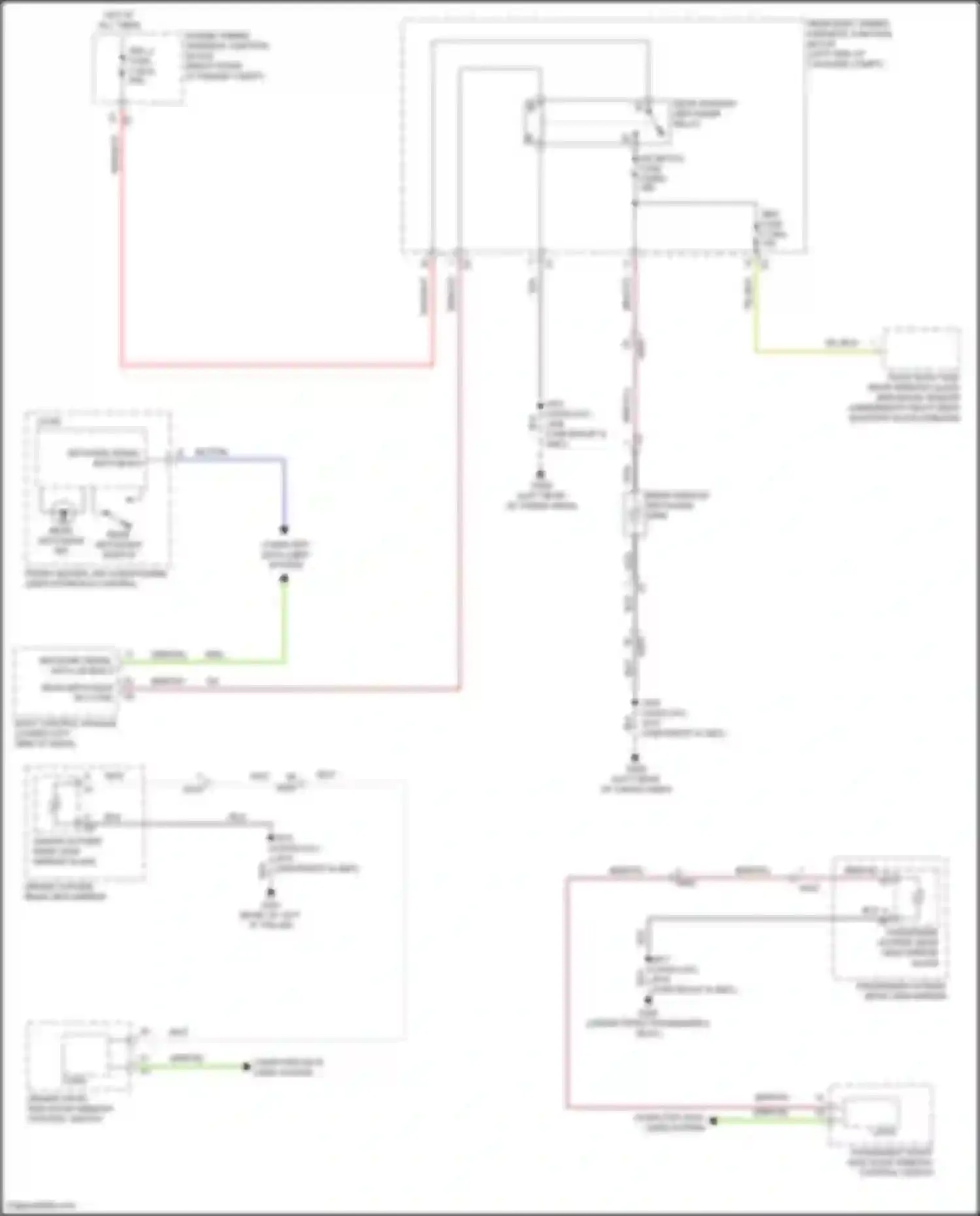 Wiring diagram engine wiring harness junction block for Chevrolet Suburban XIII (2020-2024) (33 of 50)