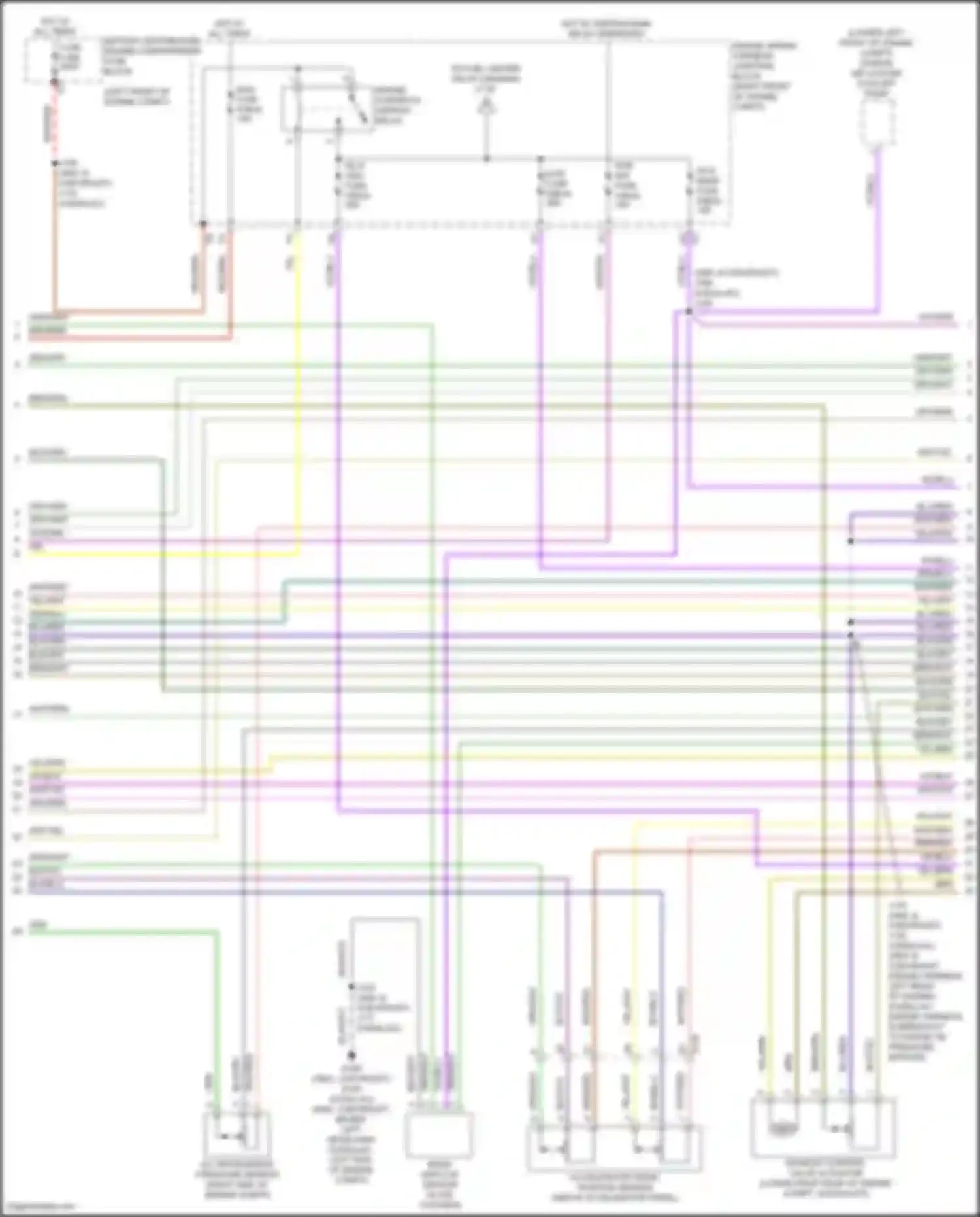 Wiring diagram engine wiring harness junction block for Chevrolet Suburban XIII (2020-2024) (46 of 50)