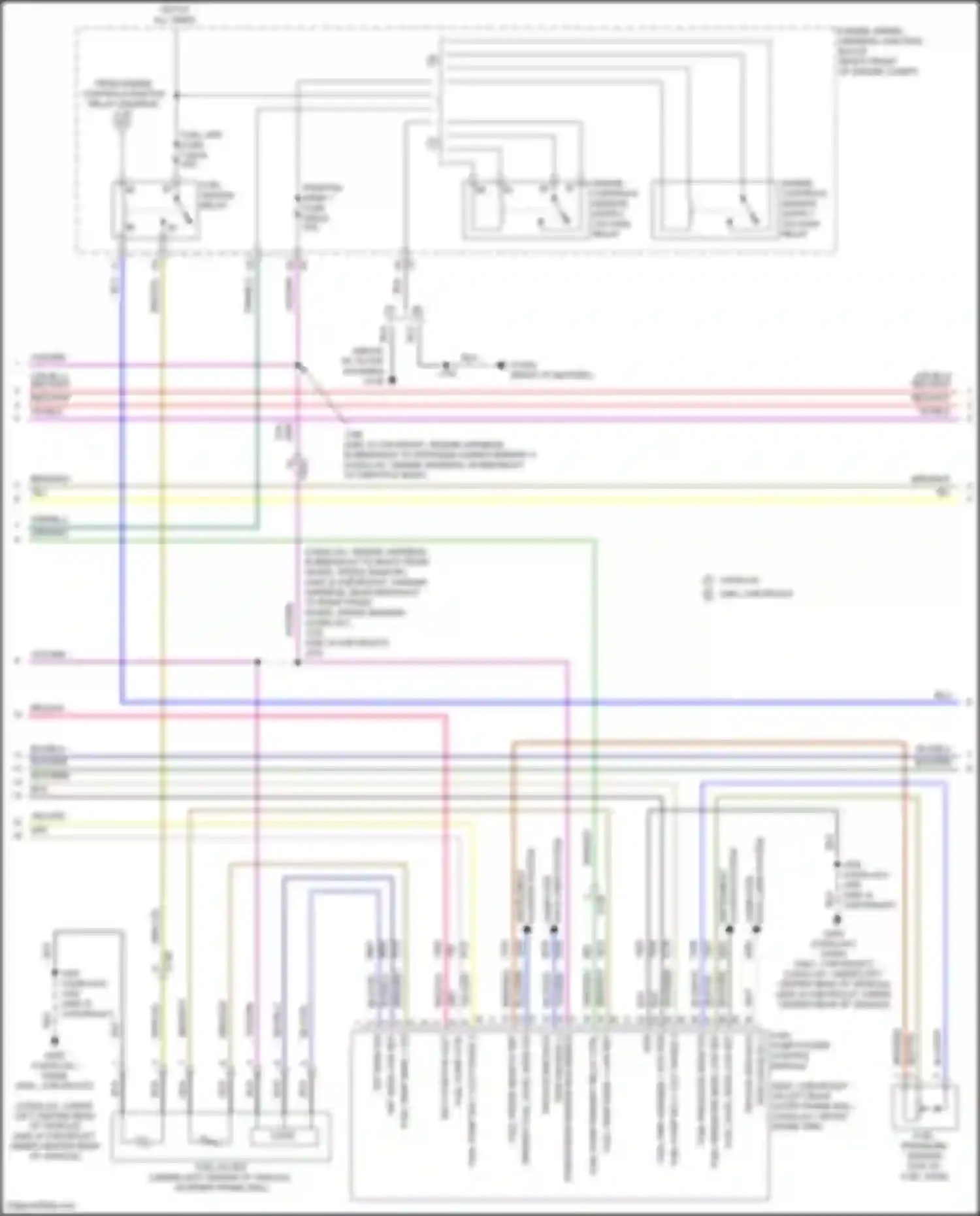 Wiring diagram engine wiring harness junction block for Chevrolet Suburban XIII (2020-2024) (48 of 50)