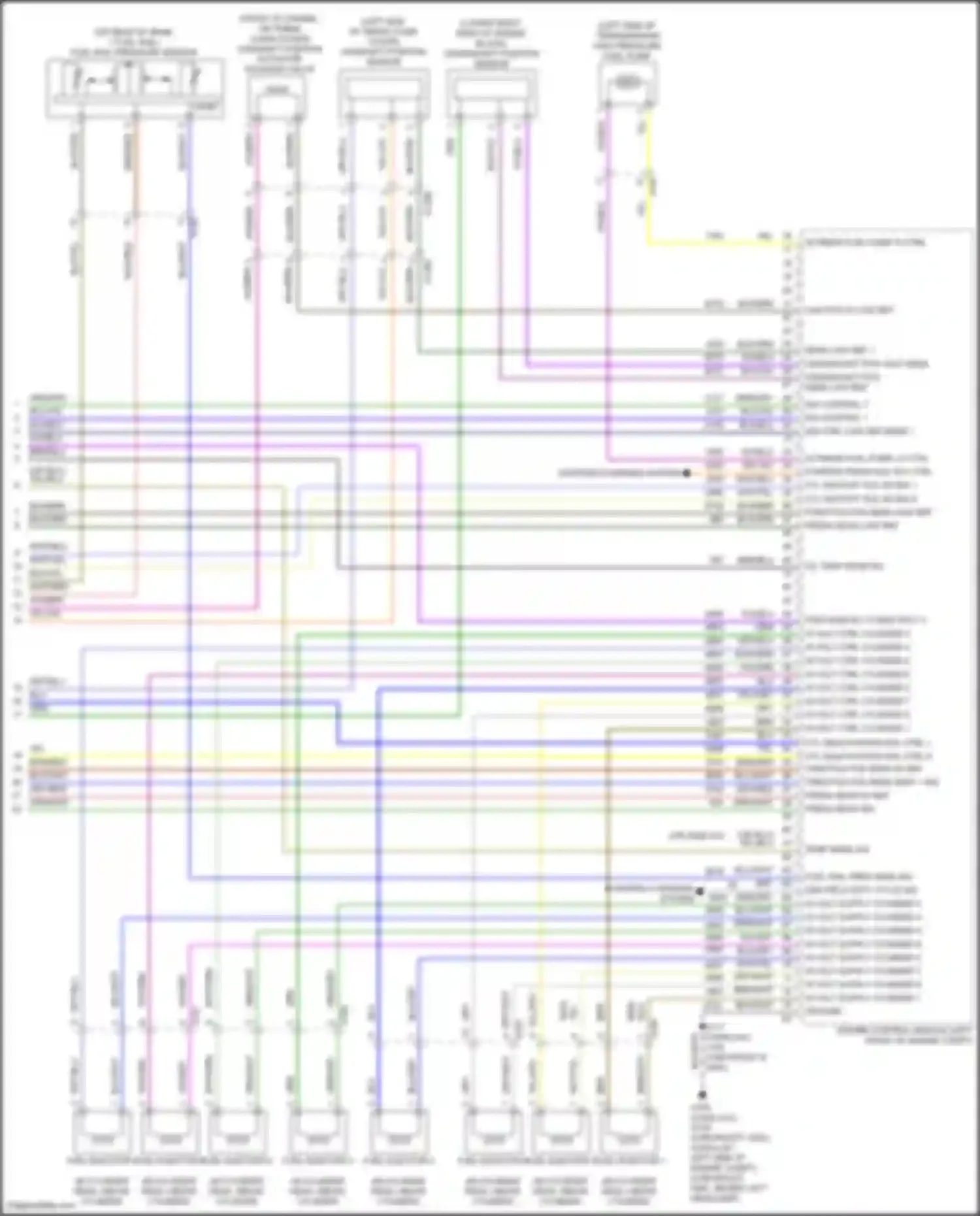 Wiring diagram hi volt ctrl cylinder 7 for Chevrolet Suburban XIII (2020-2024) (1 of 2)