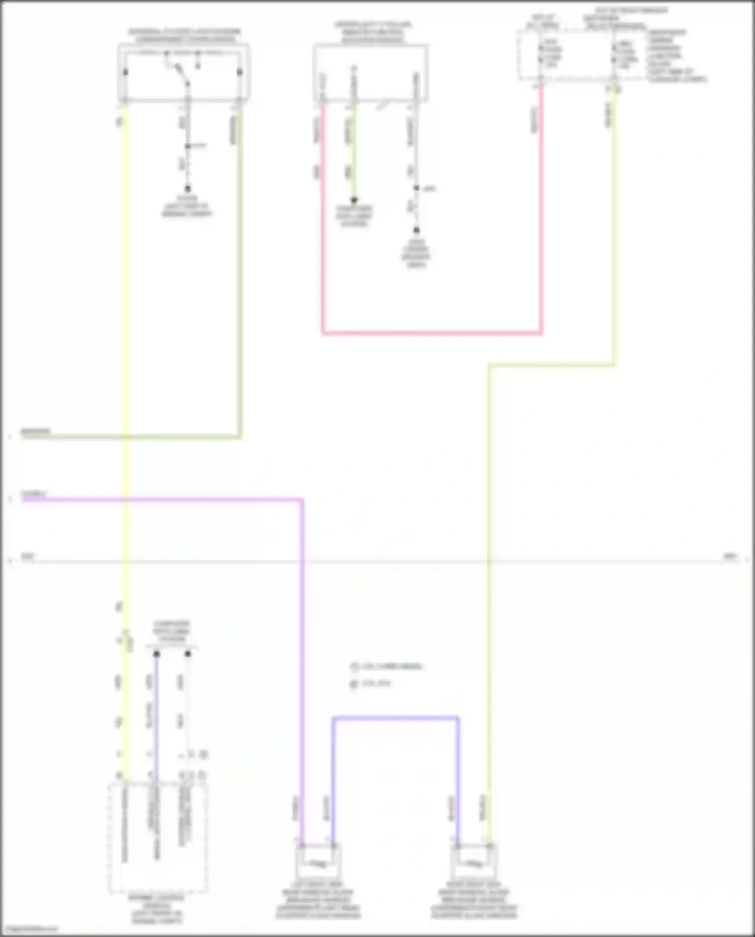 Wiring diagram hood status a signal for Chevrolet Suburban XIII (2020-2024) (1 of 2)
