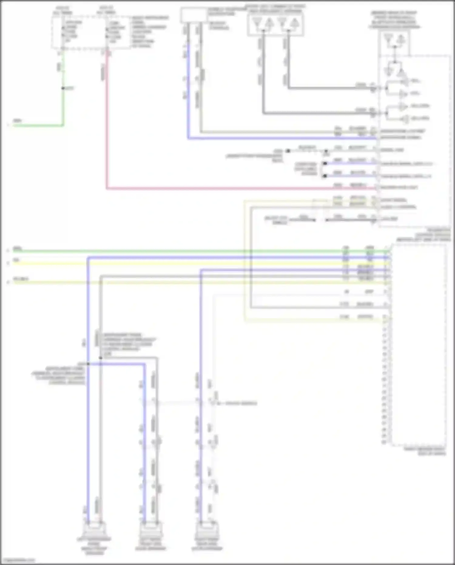Wiring diagram microphone signal for Chevrolet Suburban XIII (2020-2024) (1 of 4)