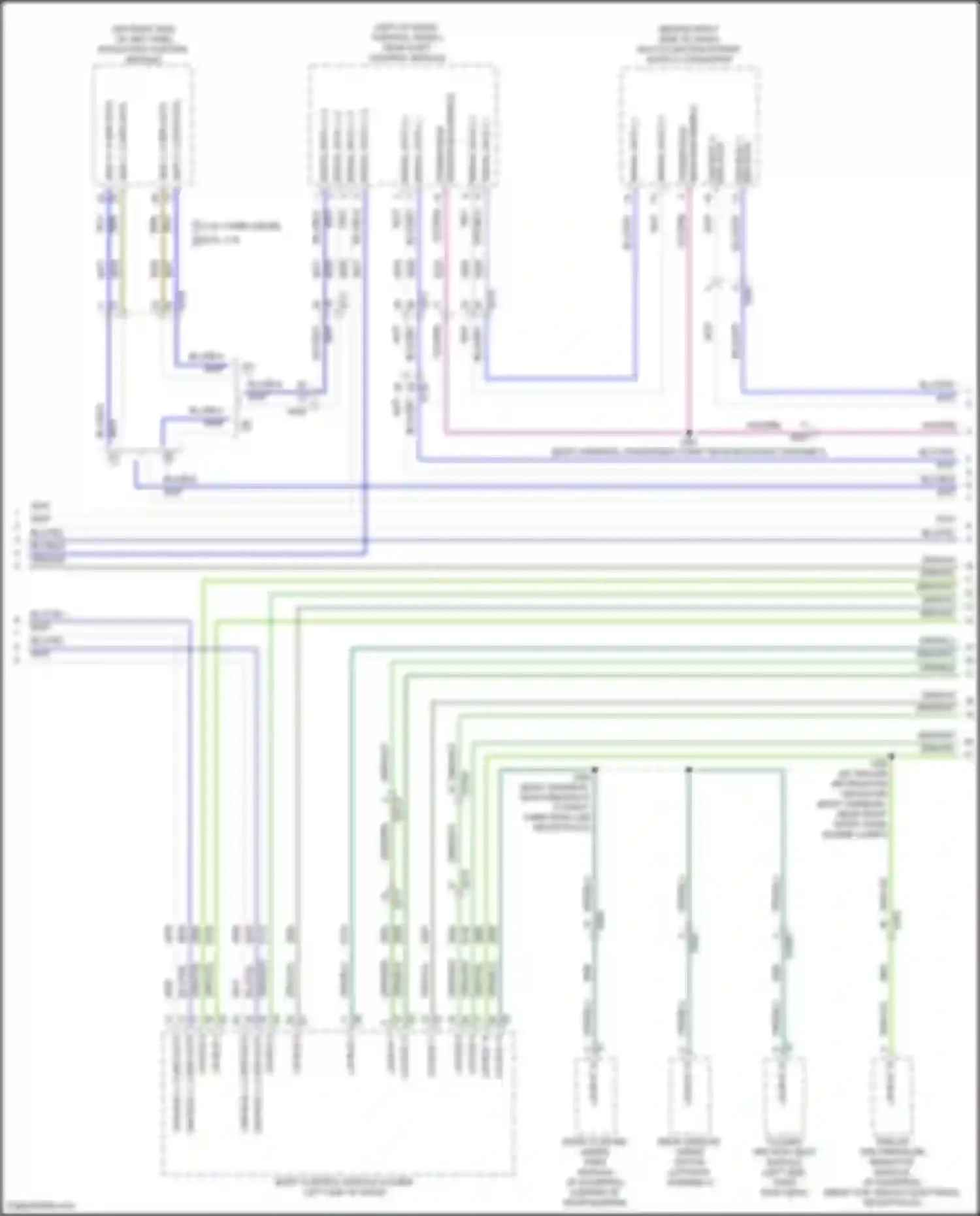 Wiring diagram multi-function power supply converter for Chevrolet Suburban XIII (2020-2024) (3 of 10)