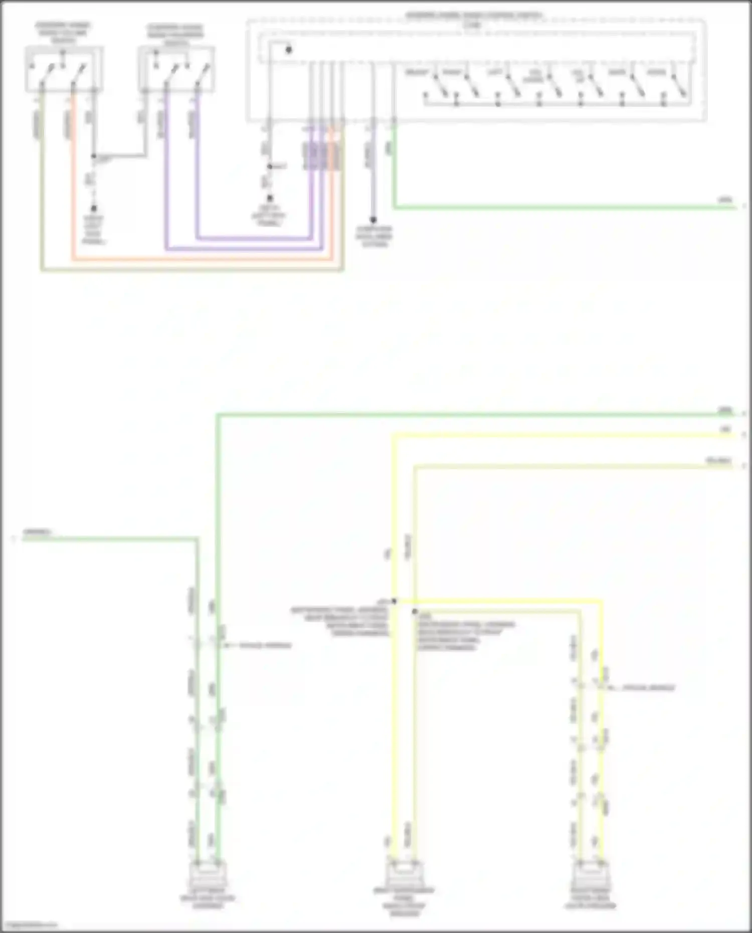 Wiring diagram right instrument panel radio front speaker for Chevrolet Suburban XIII (2020-2024) (1 of 4)