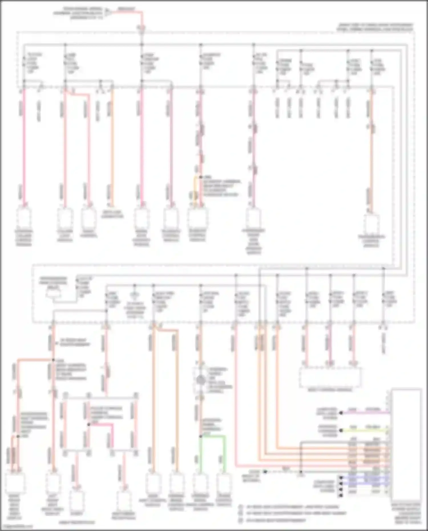 Wiring diagram telematic control module for Chevrolet Suburban XIII (2020-2024) (2 of 2)
