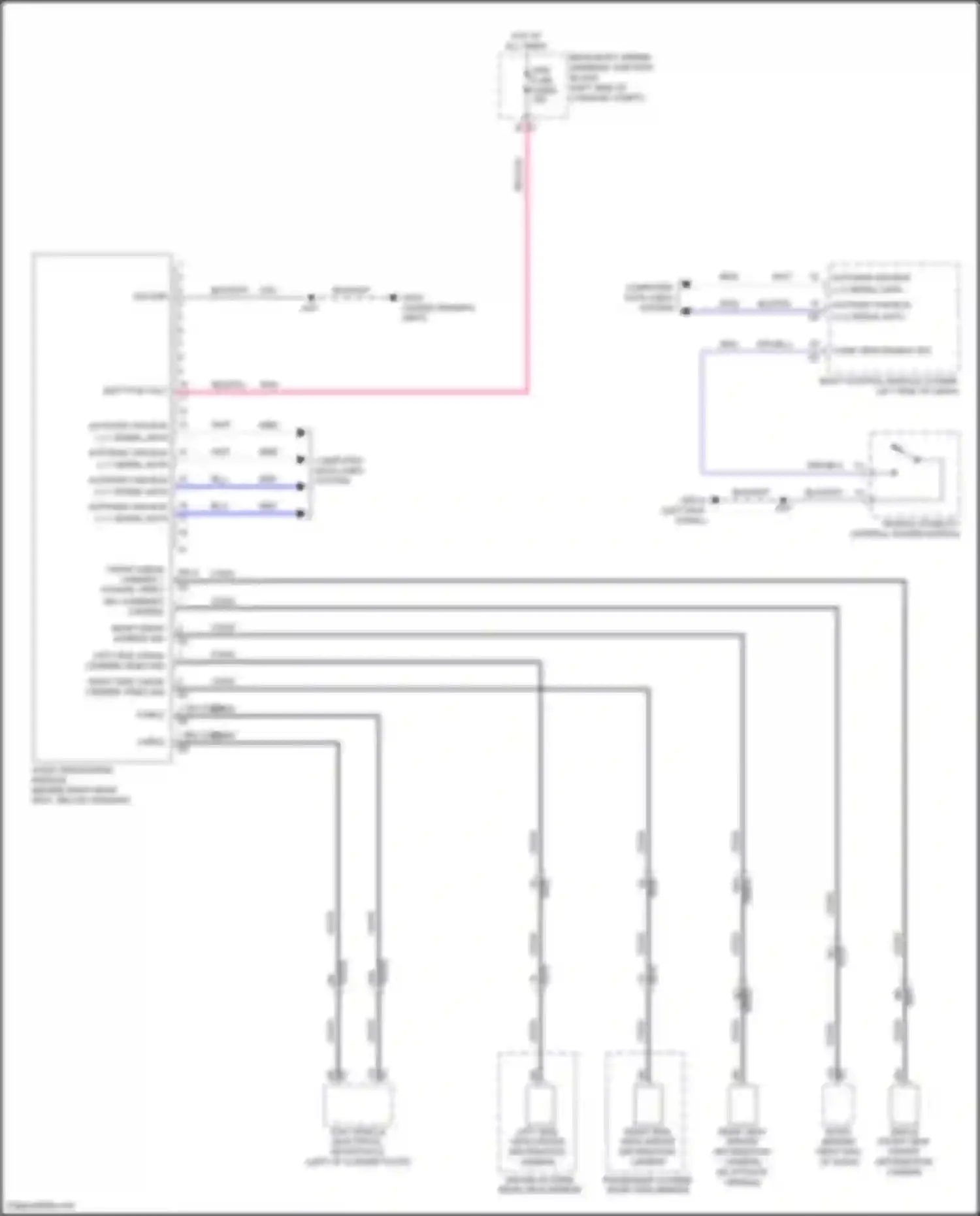 Wiring diagram vehicle stability control system switch for Chevrolet Suburban XIII (2020-2024) (1 of 10)