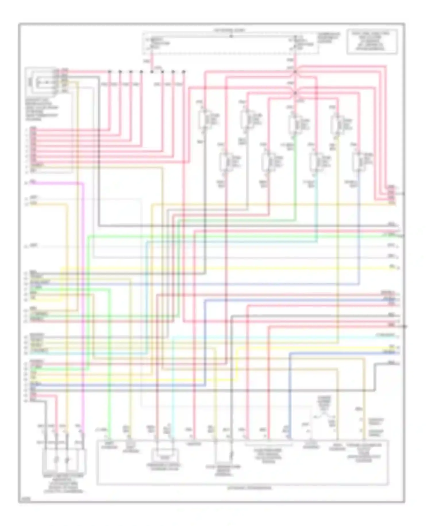 Tahoe Chevrolet I (1995-1999): Wiring diagram engine performance 5.7l (vin r)s (2 of 4)