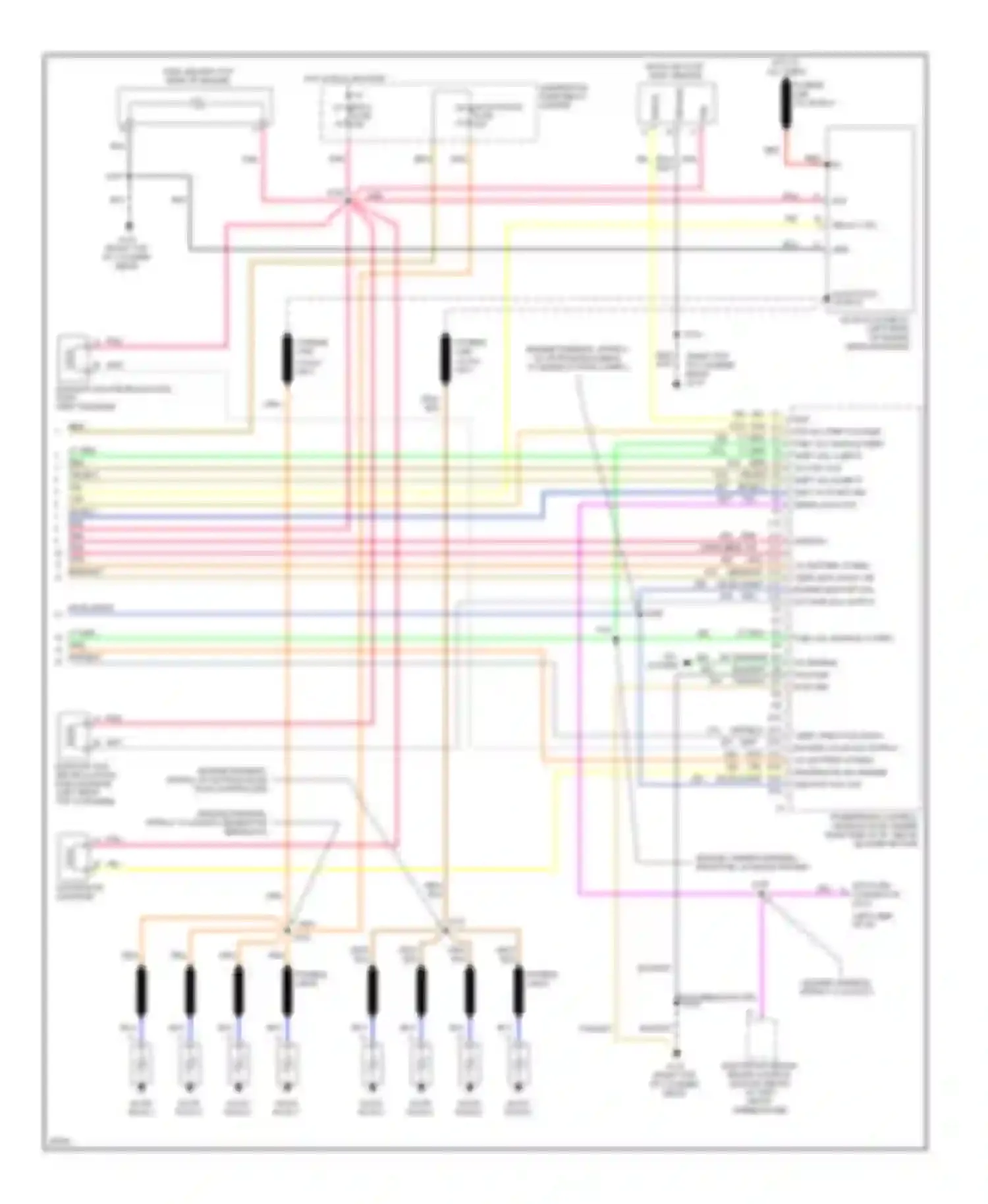 Tahoe Chevrolet I (1995-1999): Wiring diagram engine performance 6.5l (vin s)s (4 of 4)