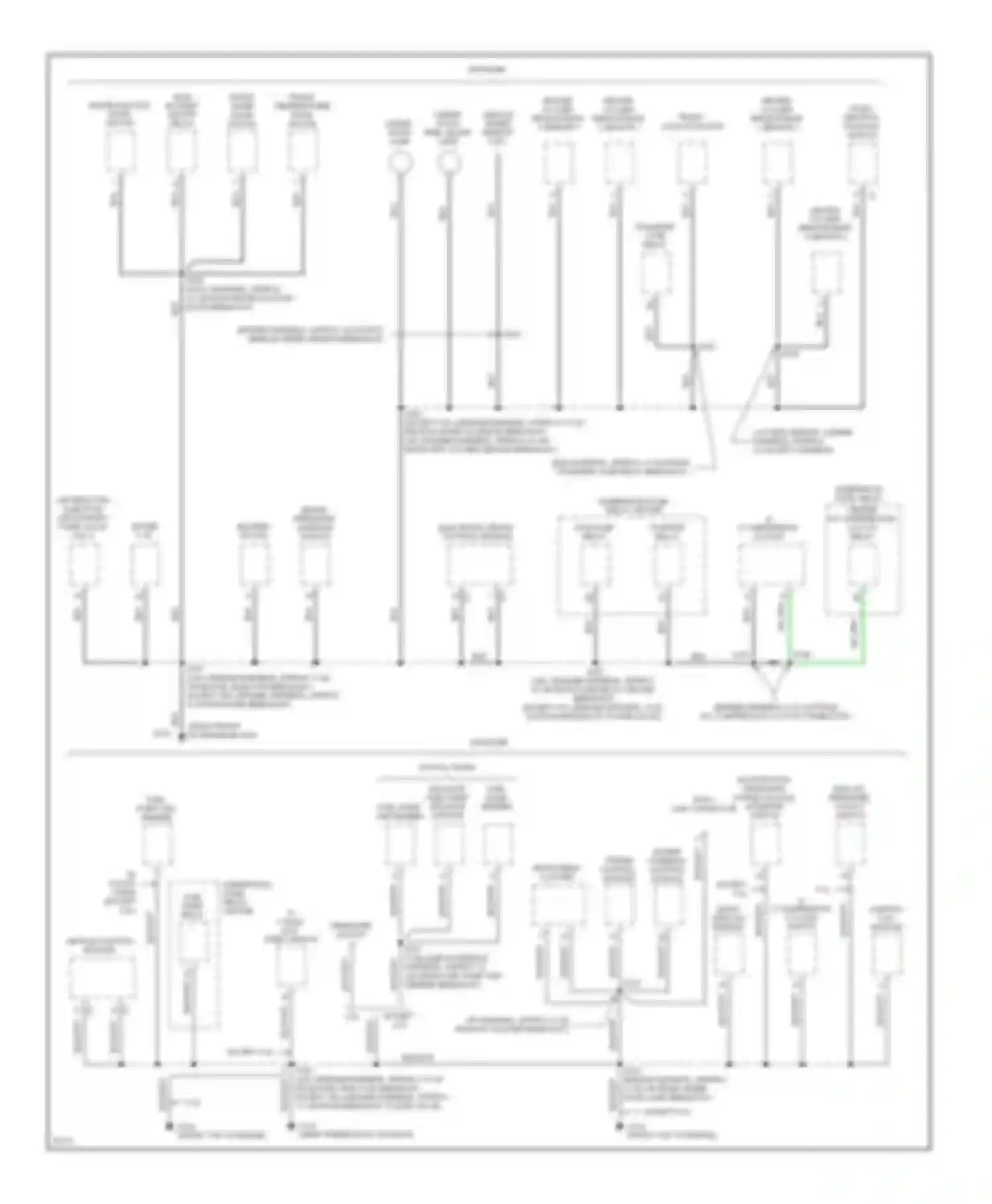 Tahoe Chevrolet I (1995-1999): Ground distribution circuit (2 of 5)