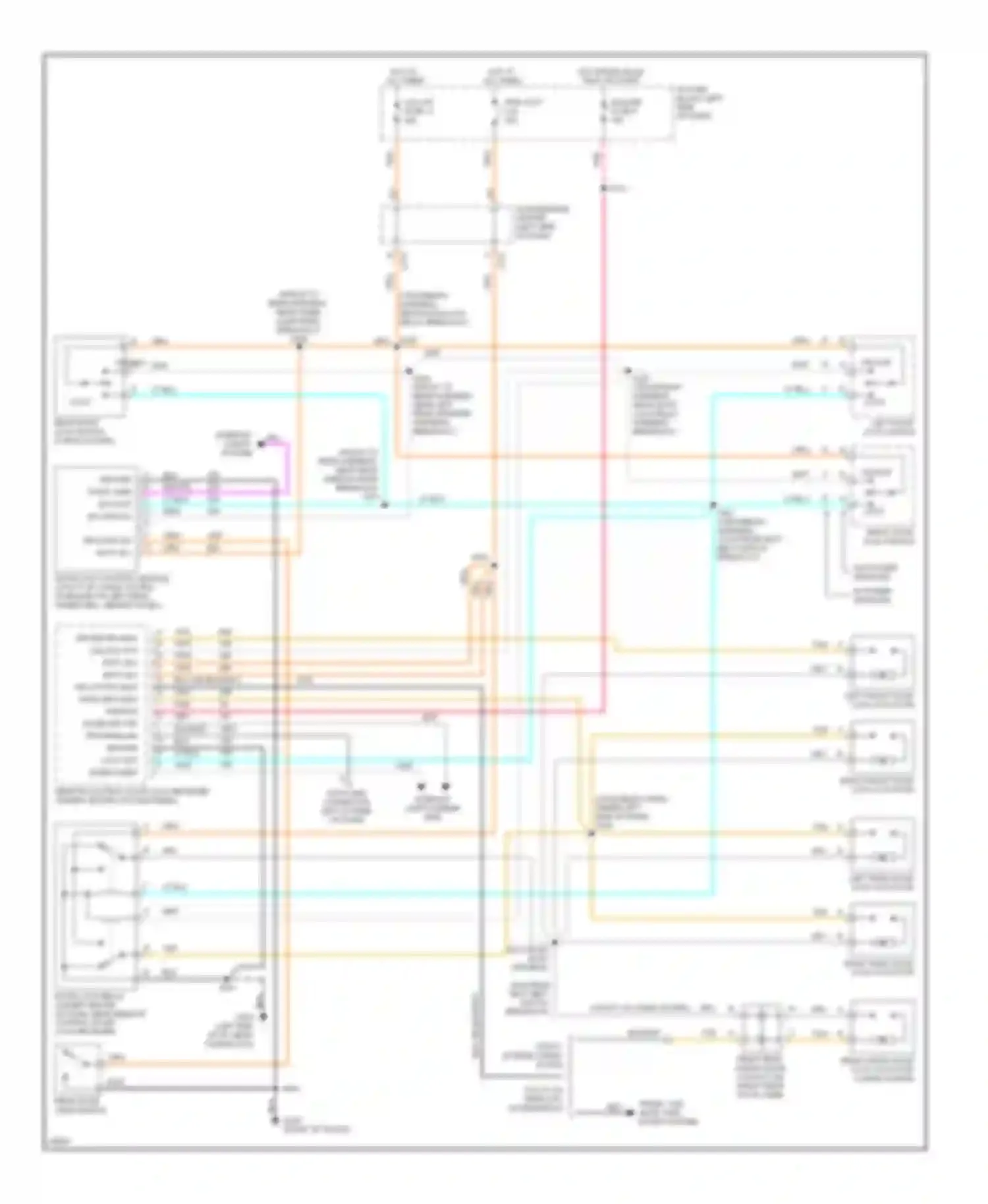 Wiring diagram belt switch breakout) for Chevrolet Tahoe I (1995-1999) (2 of 2)
