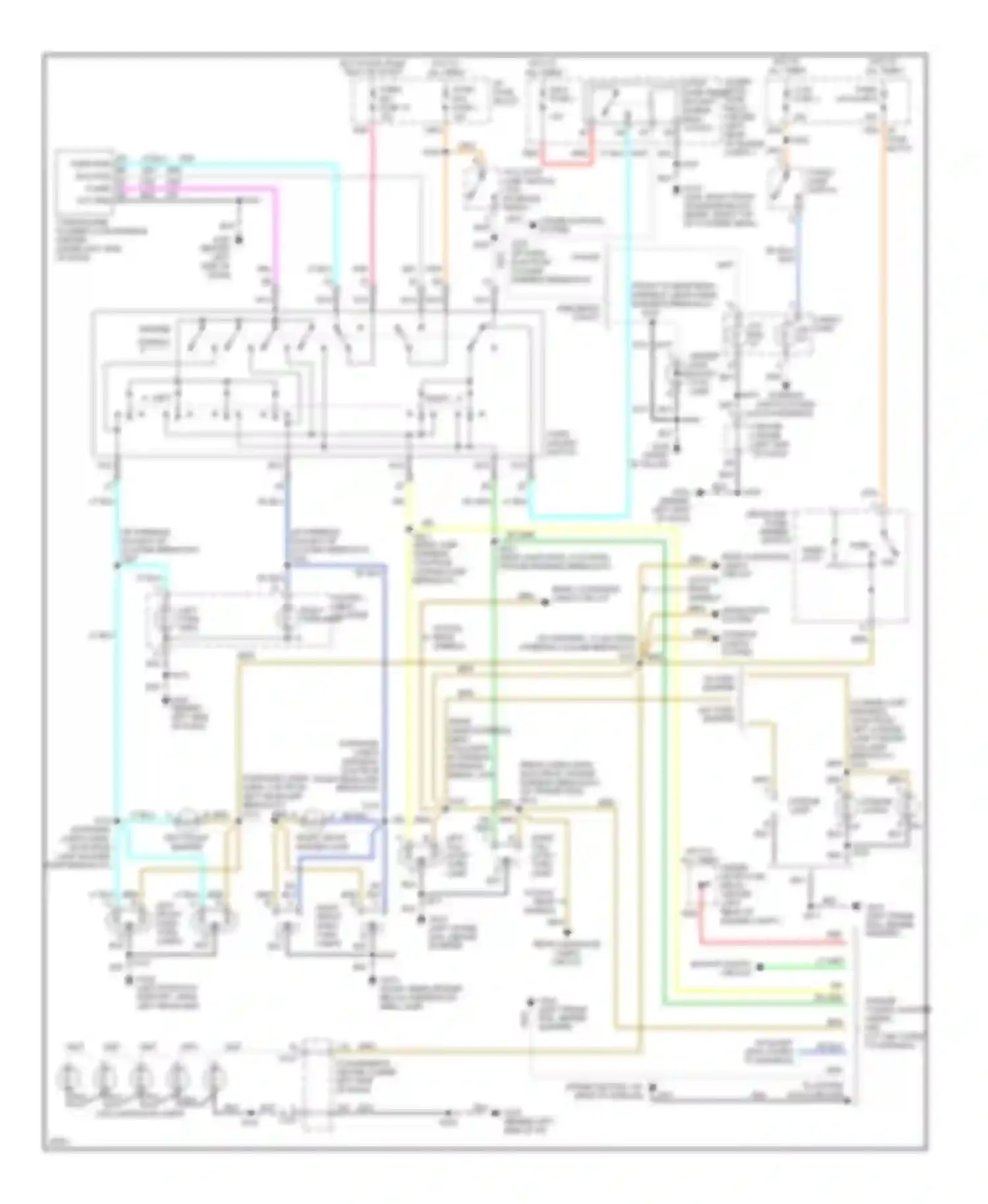 Wiring diagram park lps fuse 9 for Chevrolet Tahoe I (1995-1999) (1 of 3)