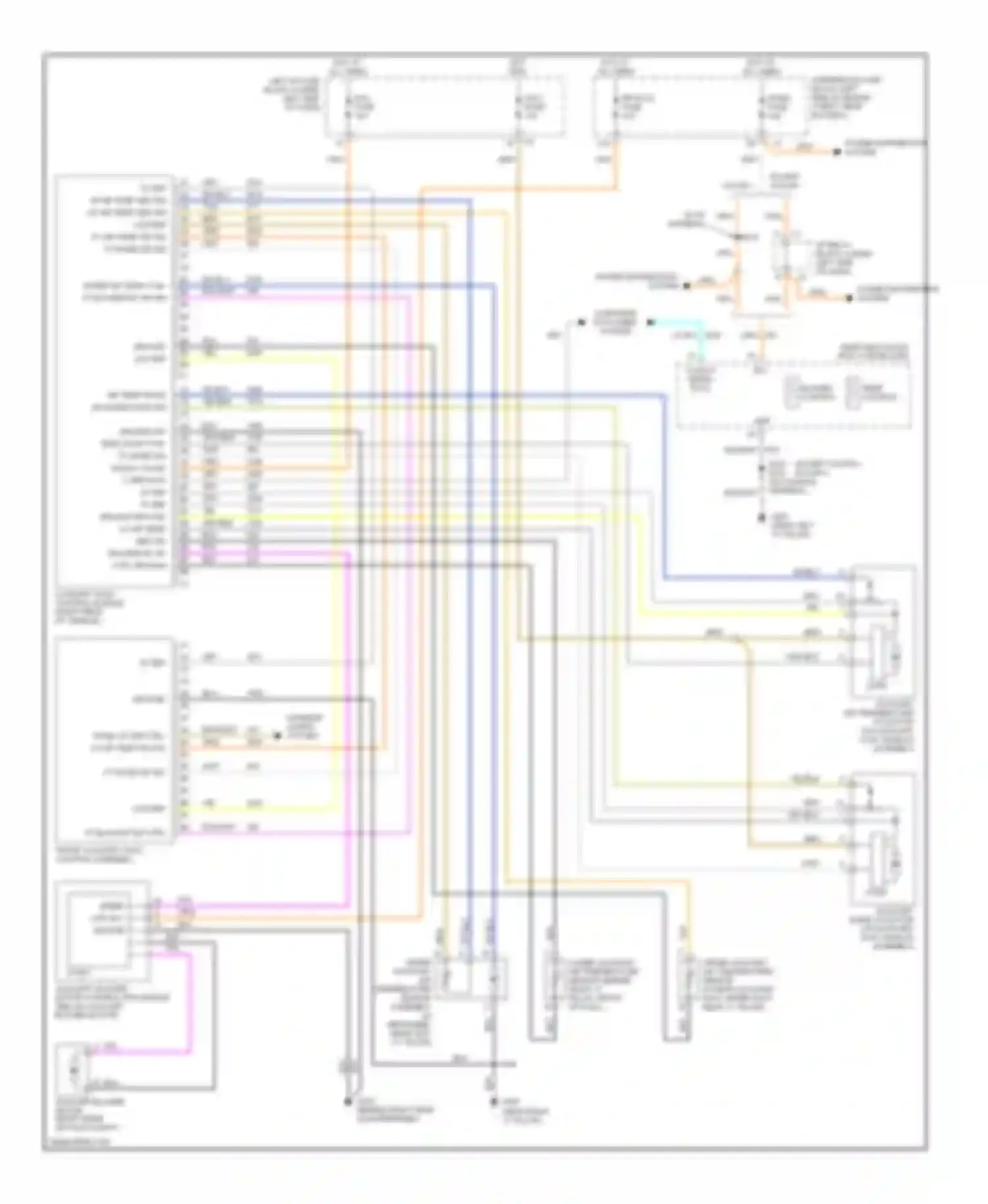 Wiring diagram low ref for Chevrolet Tahoe II (1999-2006) (3 of 10)