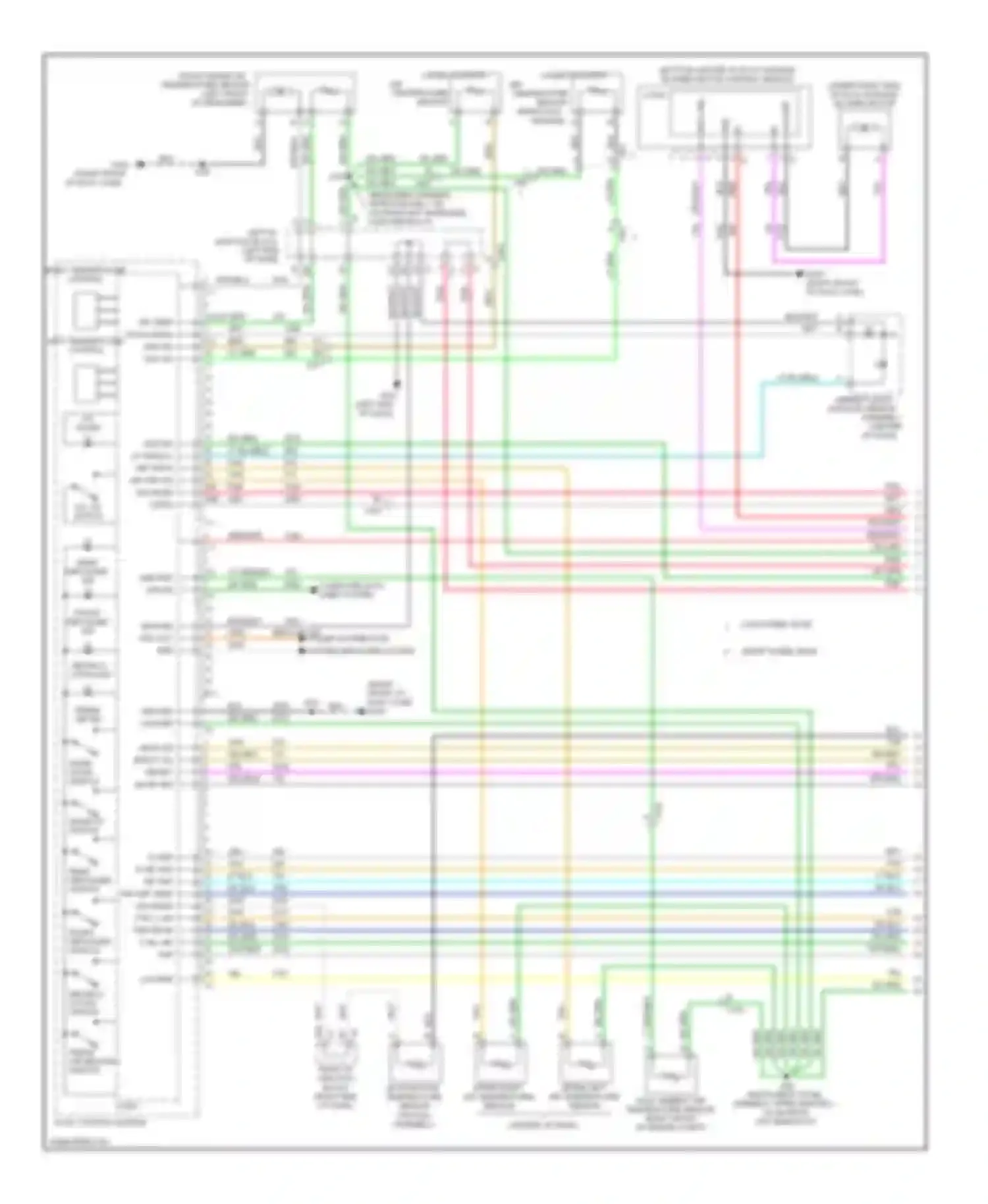 Tahoe Chevrolet III (2006-2014): Automatic a/c circuit, except hybrid (1 of 4)