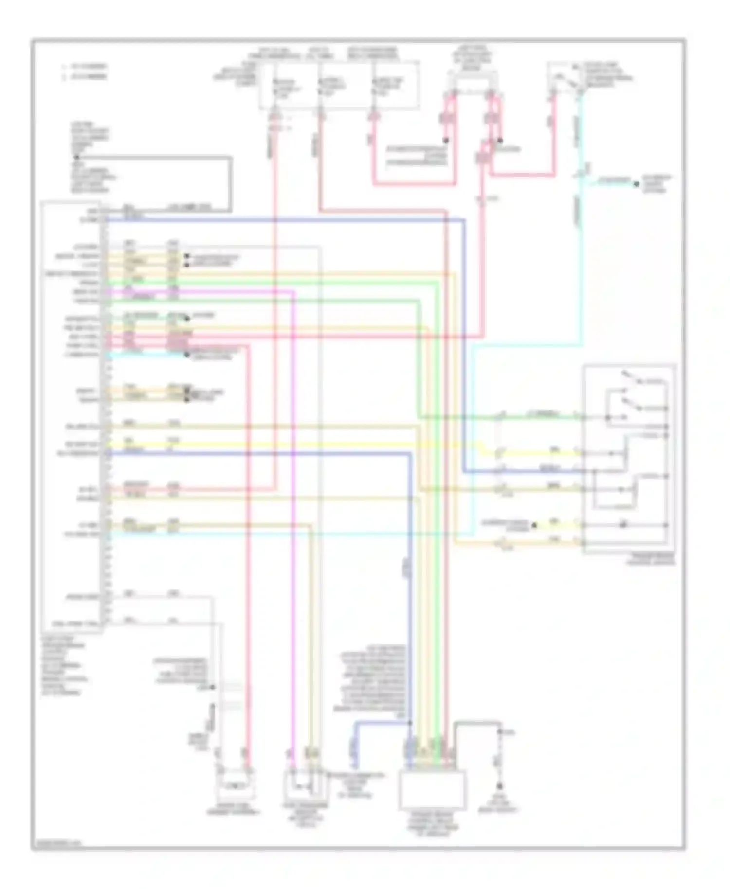Tahoe Chevrolet III (2006-2014): Trailer abs circuit