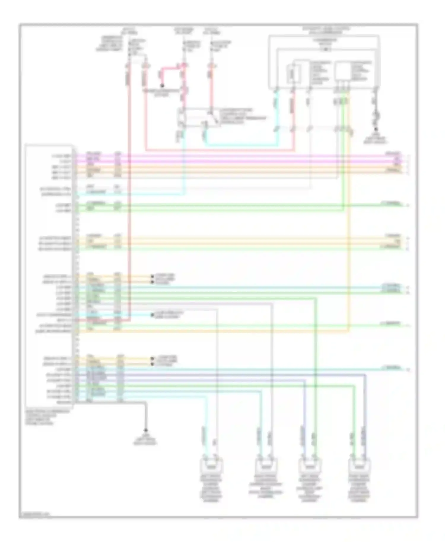 Tahoe Chevrolet III (2006-2014): Electronic suspension circuit (1 of 2)