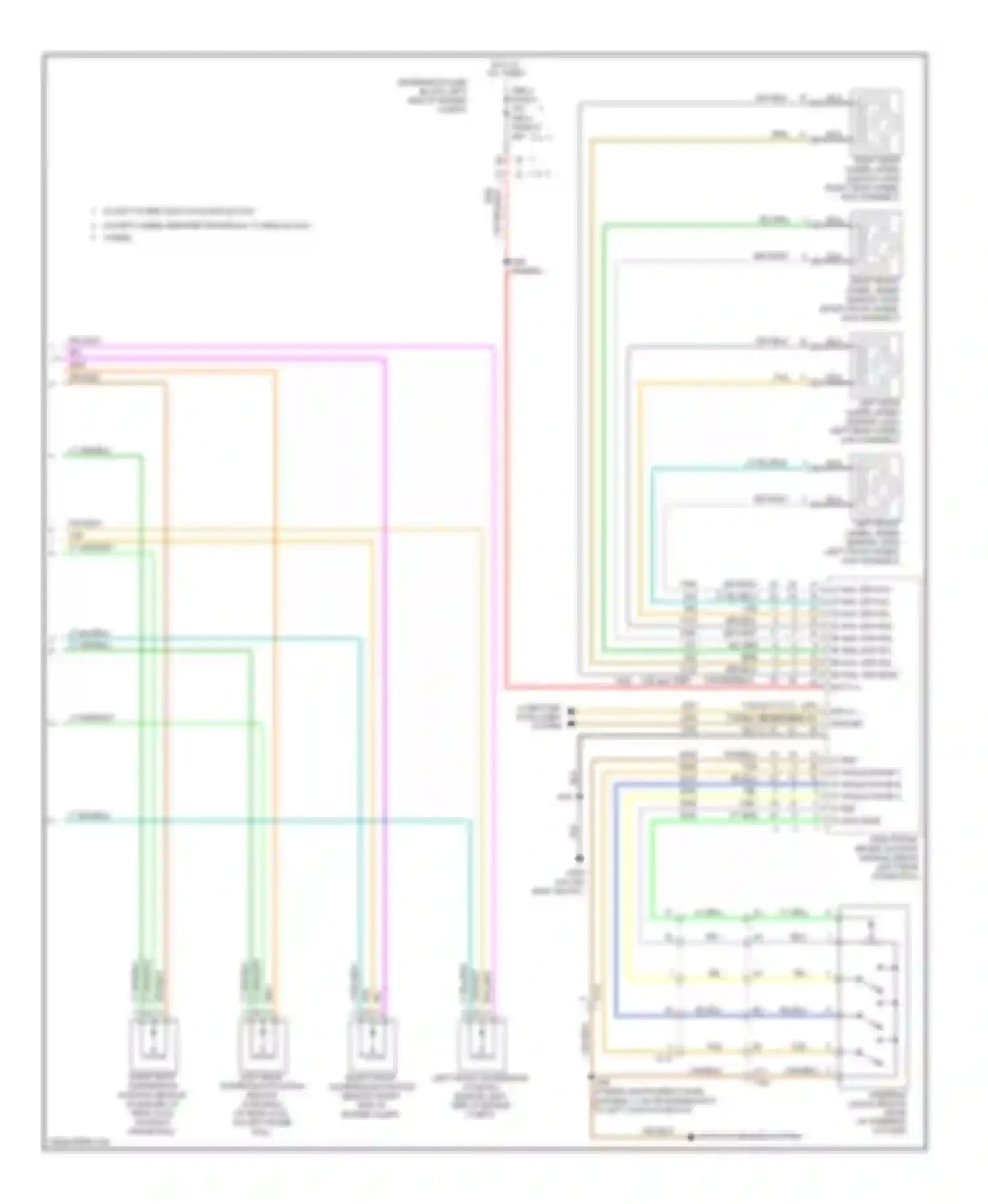 Tahoe Chevrolet III (2006-2014): Electronic suspension circuit (2 of 2)