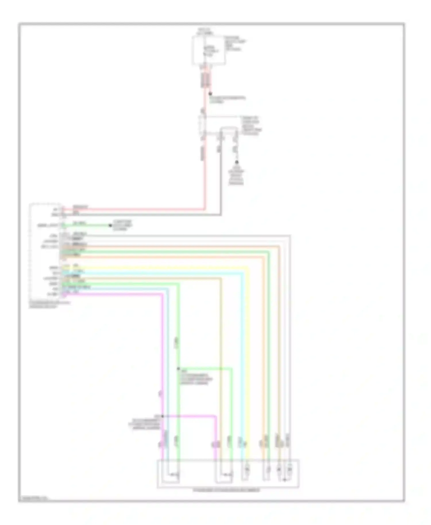 Tahoe Chevrolet III (2006-2014): Memory mirrors circuit (2 of 2)