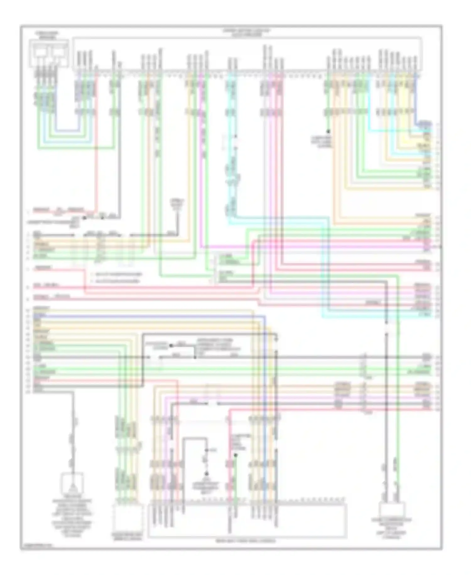 Tahoe Chevrolet III (2006-2014): Navigation circuit, with uys, y91 & uqa (2 of 4)