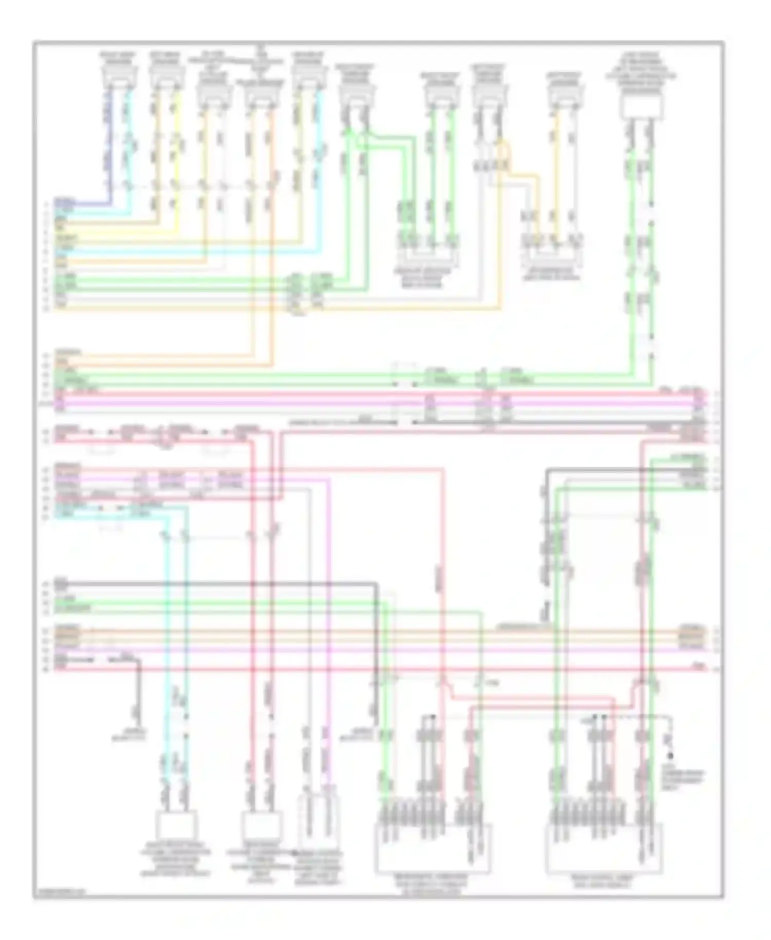 Tahoe Chevrolet III (2006-2014): Navigation circuit, with uys, y91 & uqa (3 of 4)