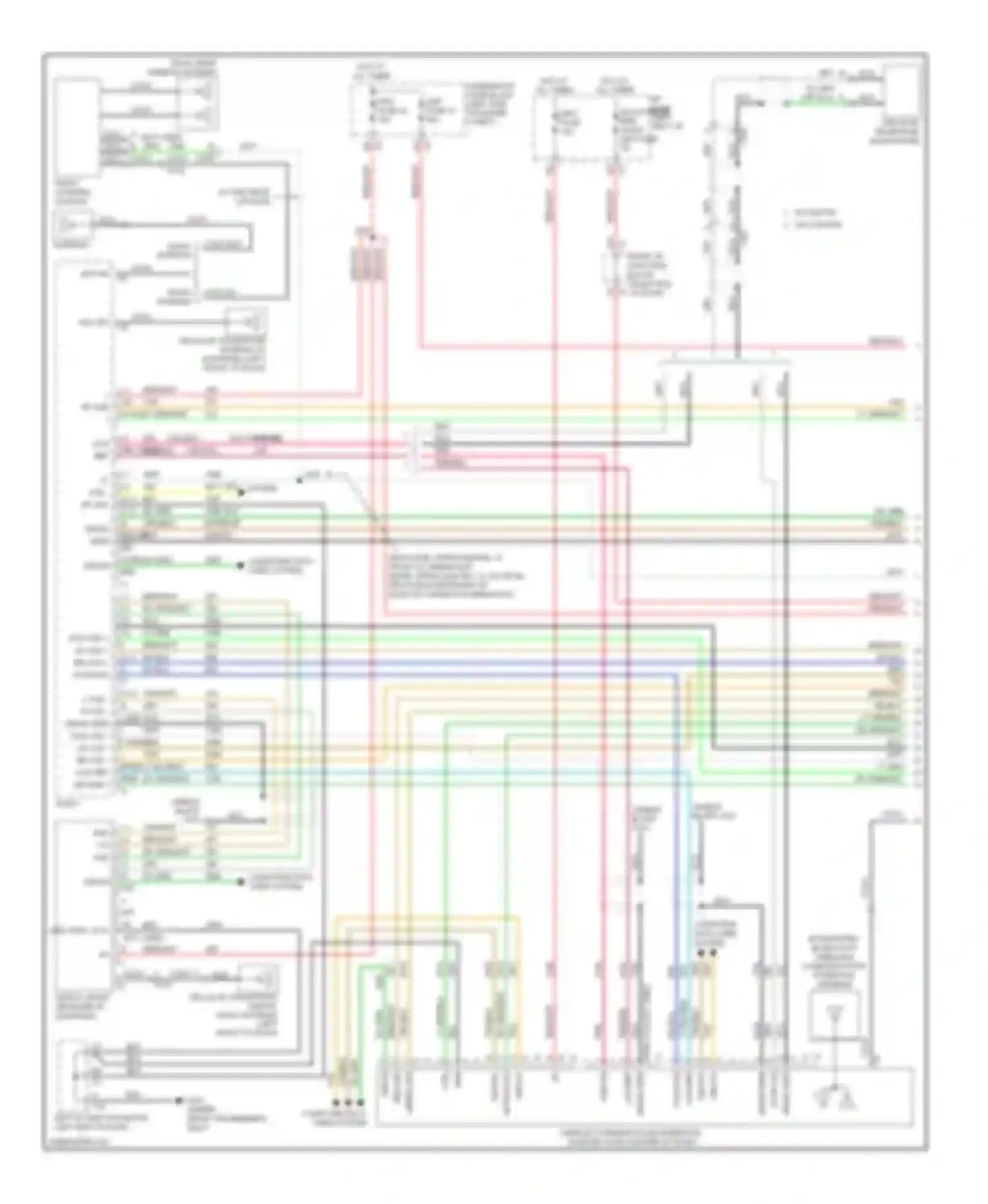 Tahoe Chevrolet III (2006-2014): Navigation circuit, with y91 & with uqa (1 of 4)