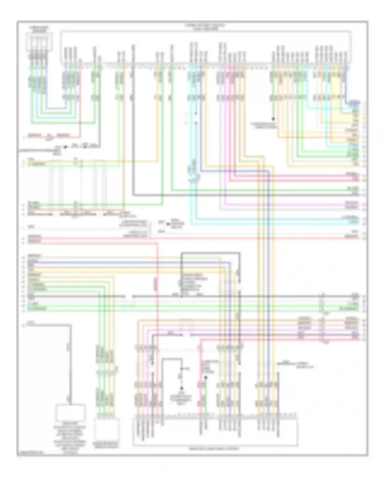 Tahoe Chevrolet III (2006-2014): Navigation circuit, with y91 & with uqa (2 of 4)