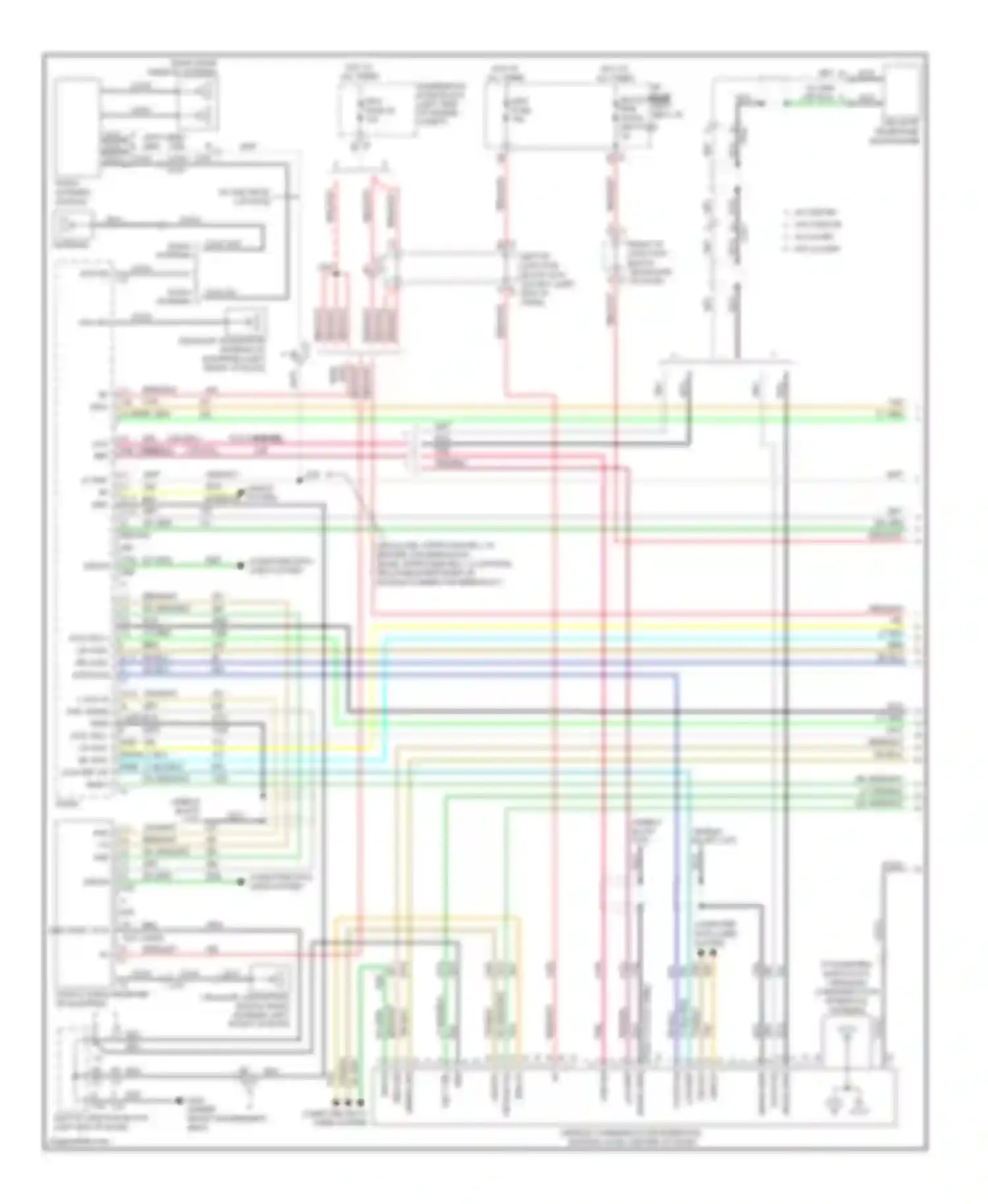Tahoe Chevrolet III (2006-2014): Navigation circuit, without uqs & uqa (1 of 3)