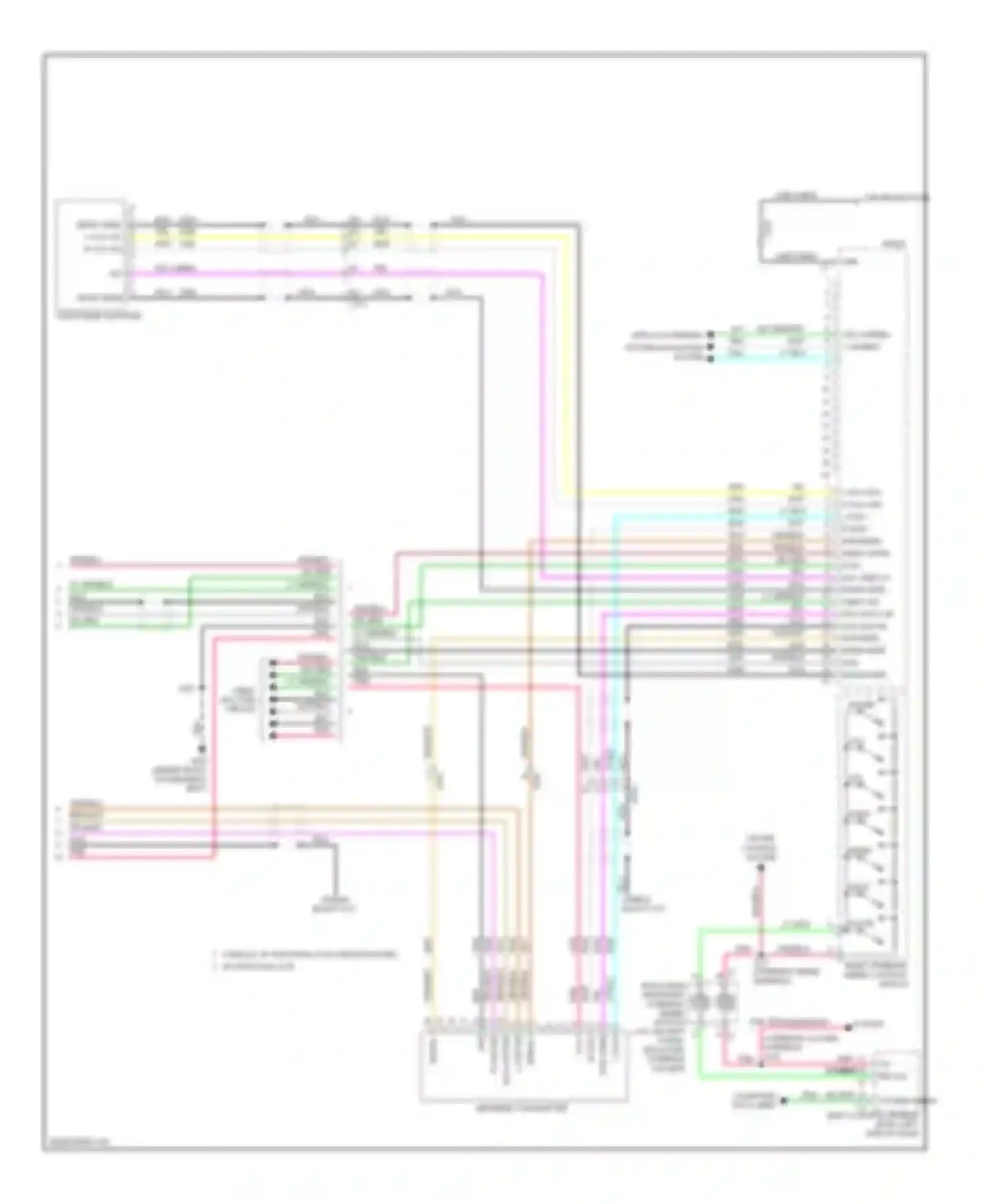 Tahoe Chevrolet III (2006-2014): Navigation circuit, without uqs & uqa (3 of 3)