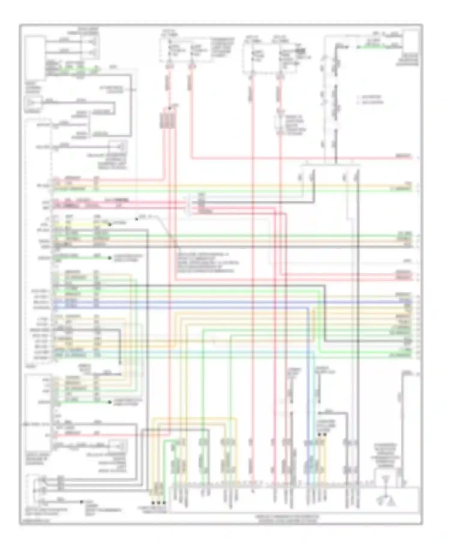 Tahoe Chevrolet III (2006-2014): Navigation circuit, without uys with uqs (1 of 4)