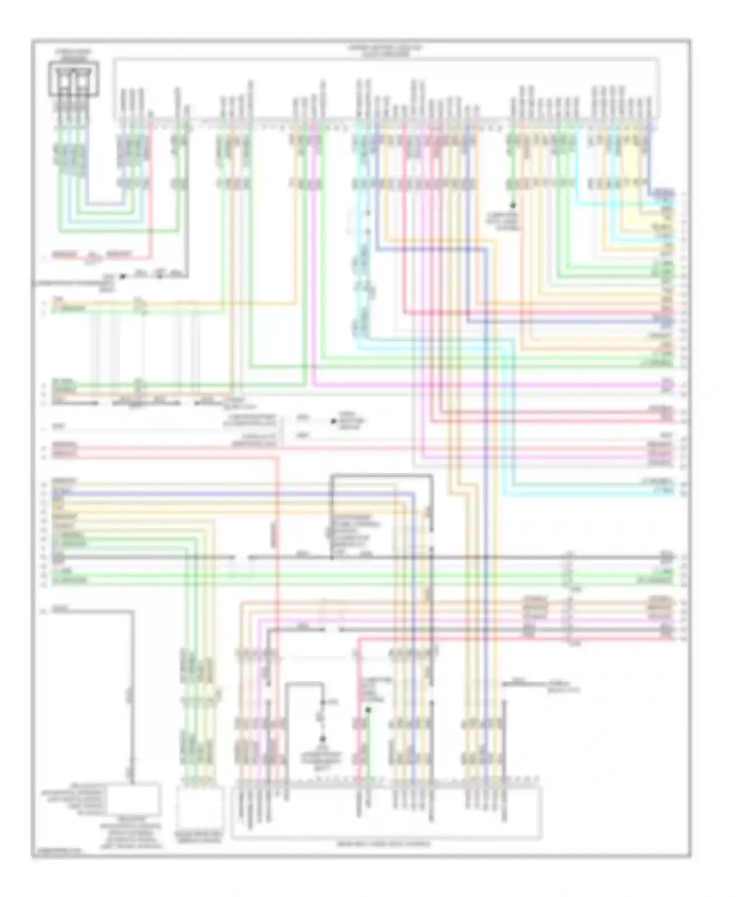 Tahoe Chevrolet III (2006-2014): Navigation circuit, without uys with uqs (2 of 4)