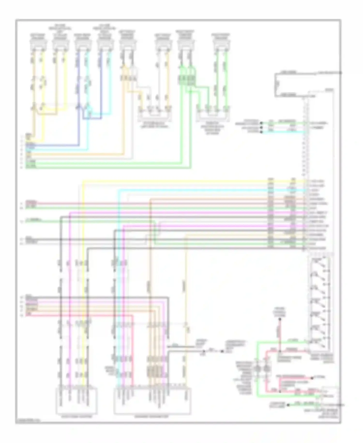 Tahoe Chevrolet III (2006-2014): Navigation circuit, without uys, y91 & with uqa (3 of 3)