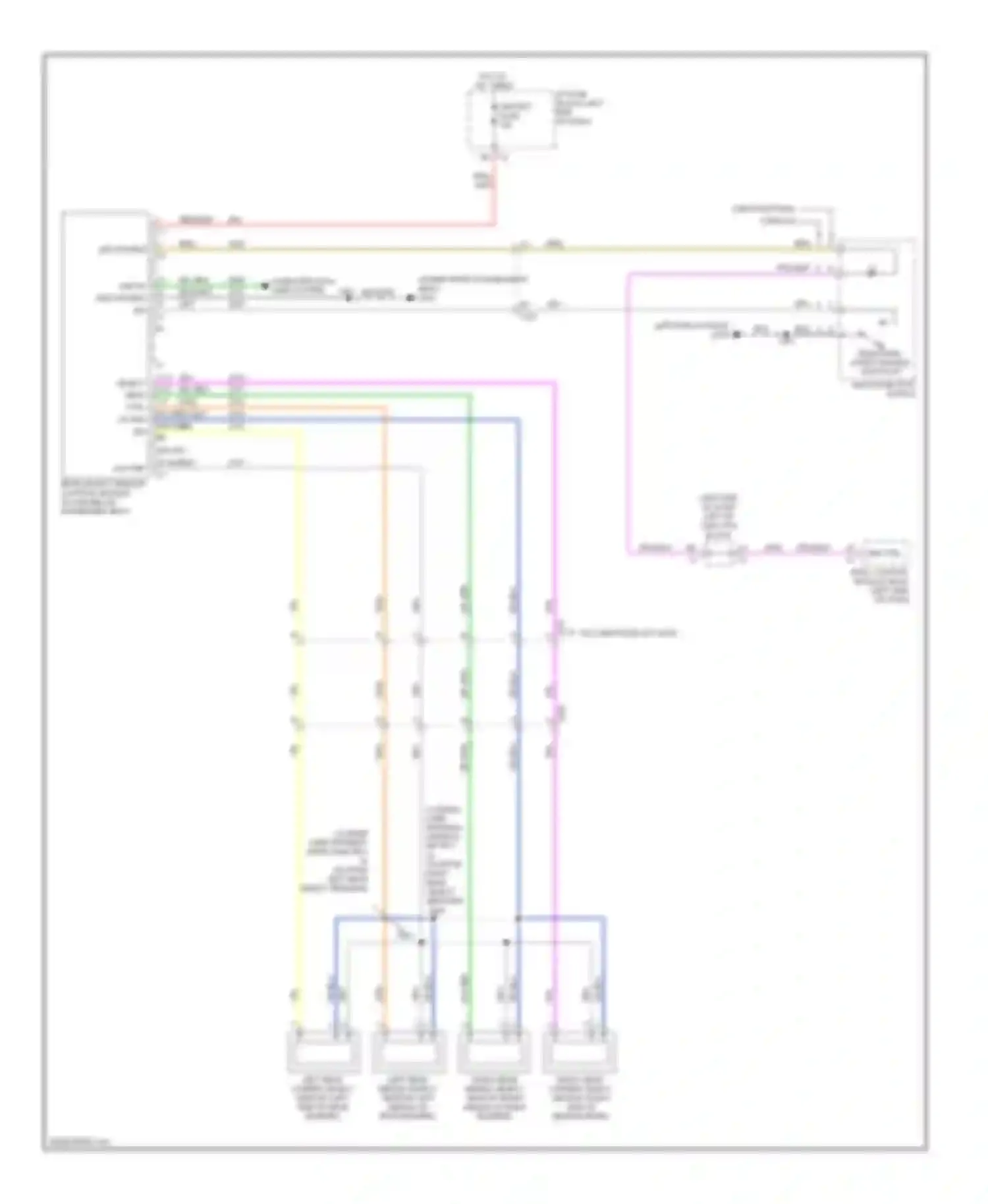 Tahoe Chevrolet III (2006-2014): Parking assistant circuit