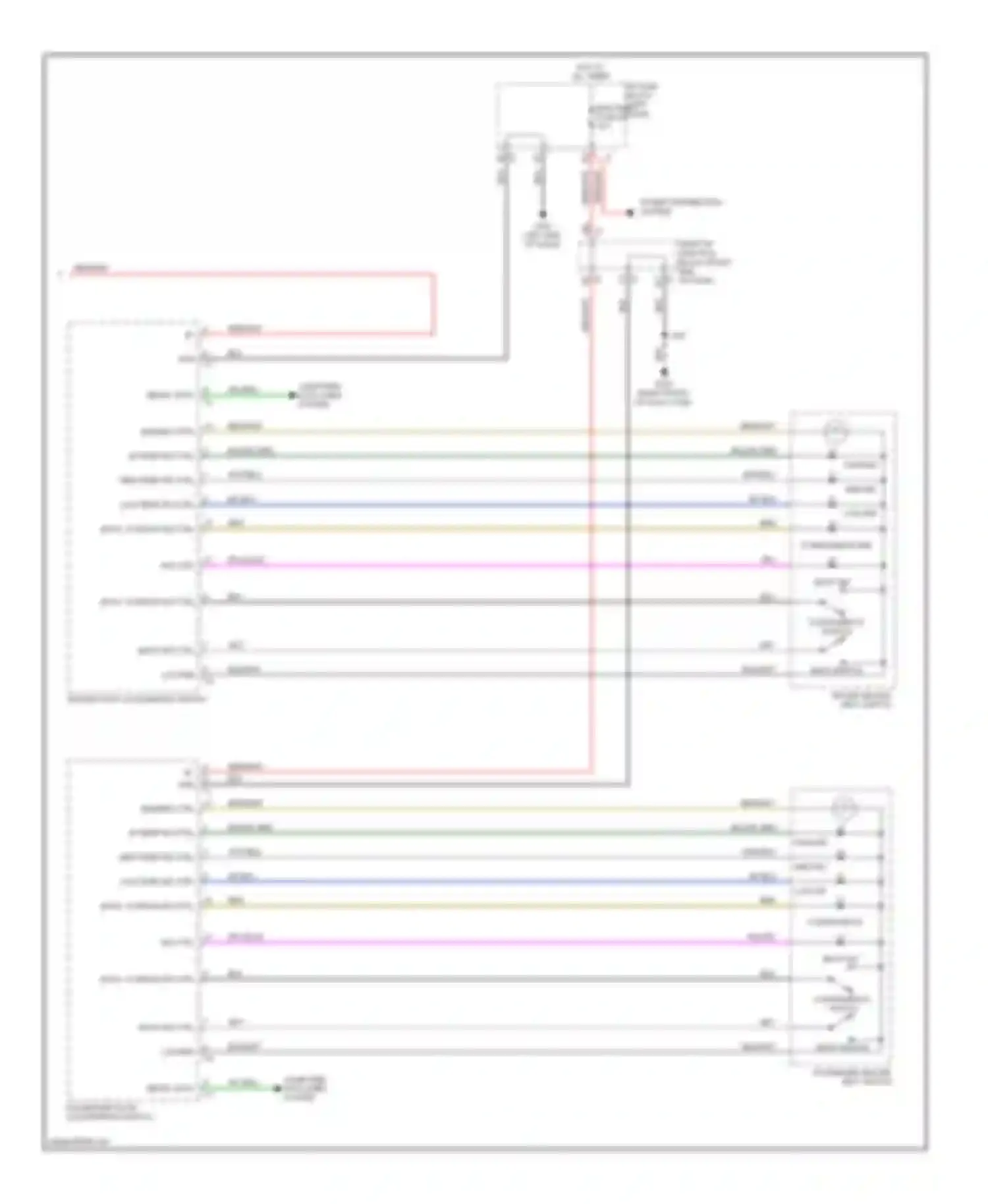 Tahoe Chevrolet III (2006-2014): Front heated seats circuit, without spo heated seats (2 of 2)