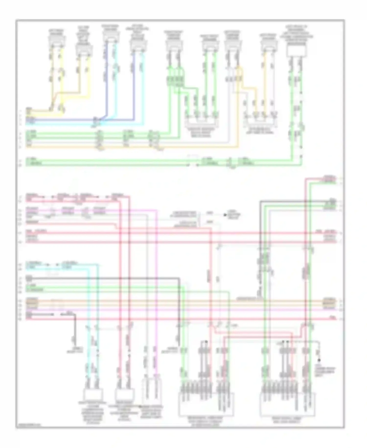Tahoe Chevrolet III (2006-2014): Radio circuit, with uys, uqa & without y91 (3 of 4)