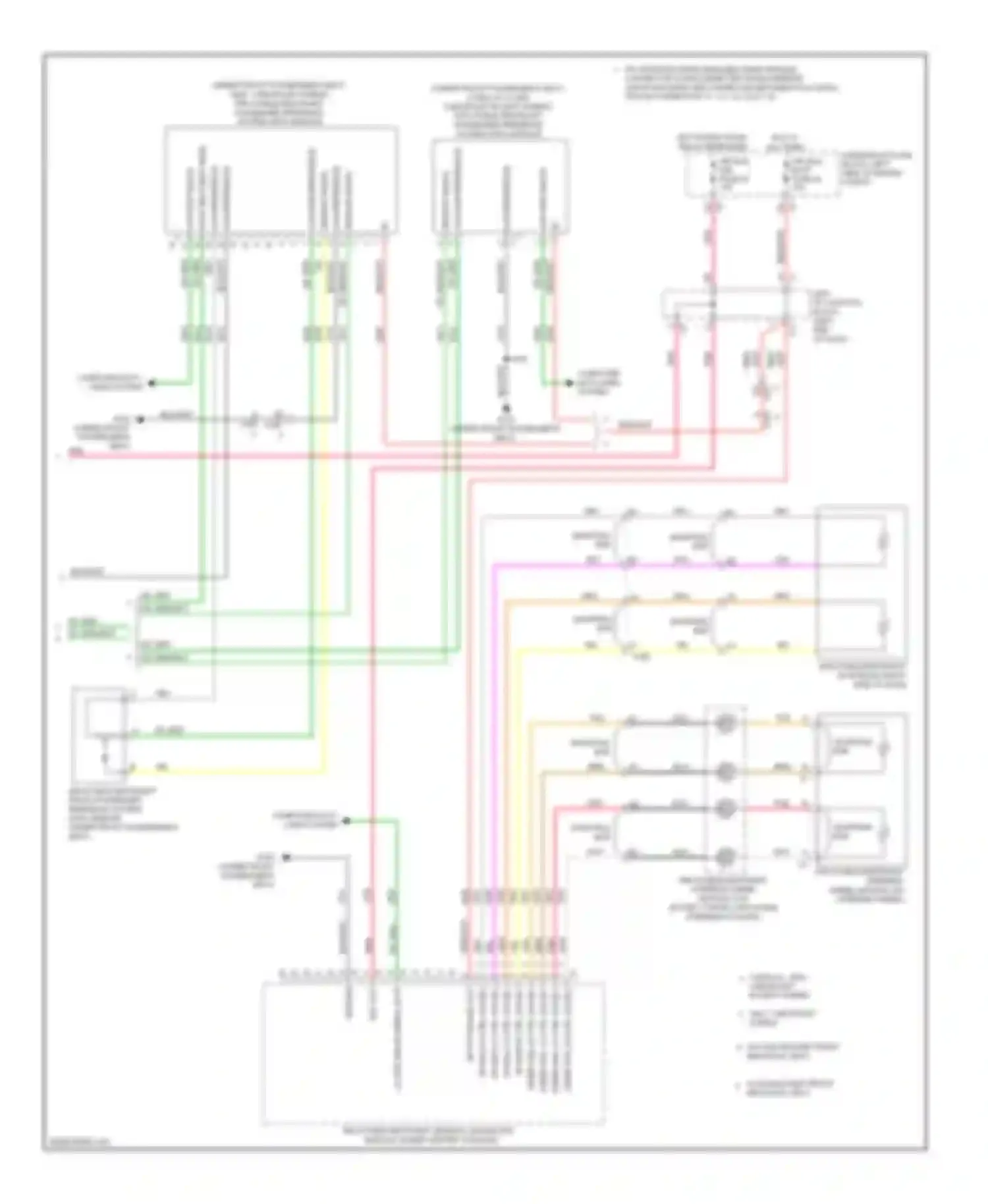 Tahoe Chevrolet III (2006-2014): Supplemental restraints circuit (3 of 3)