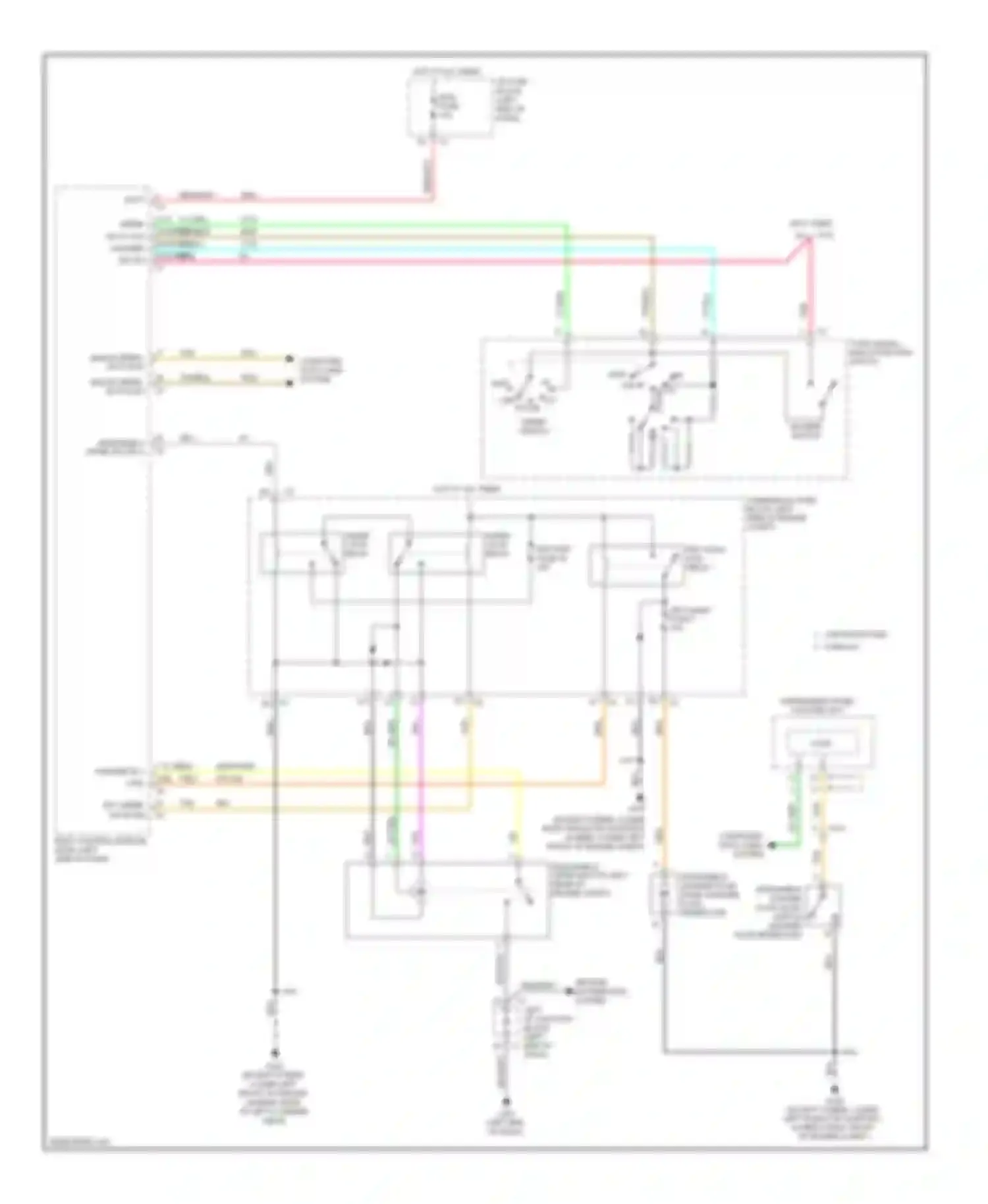 Tahoe Chevrolet III (2006-2014): Front wiper/washer circuit