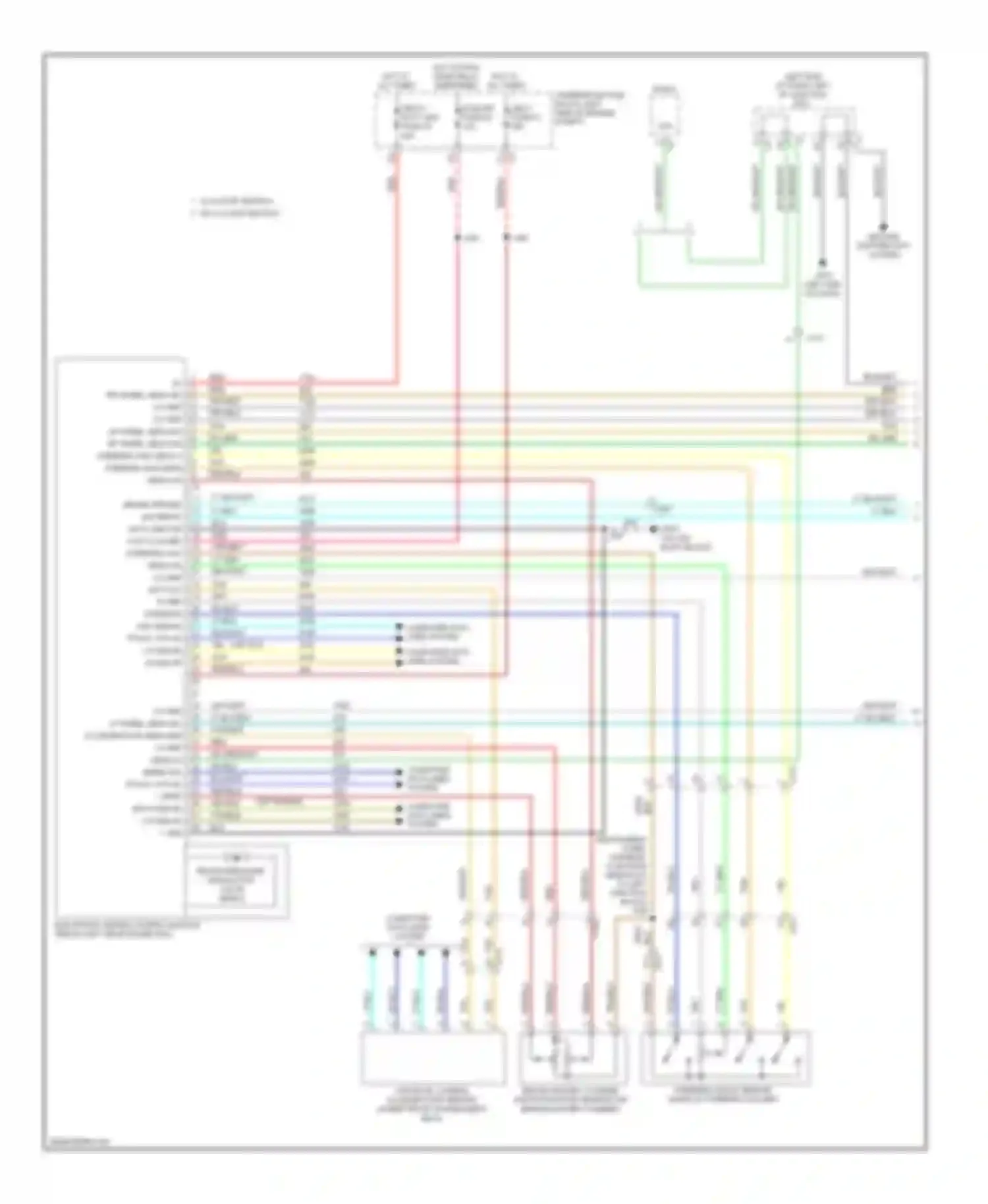 Wiring diagram abs-1 fuse 61 for Chevrolet Tahoe III (2006-2014) (1 of 4)