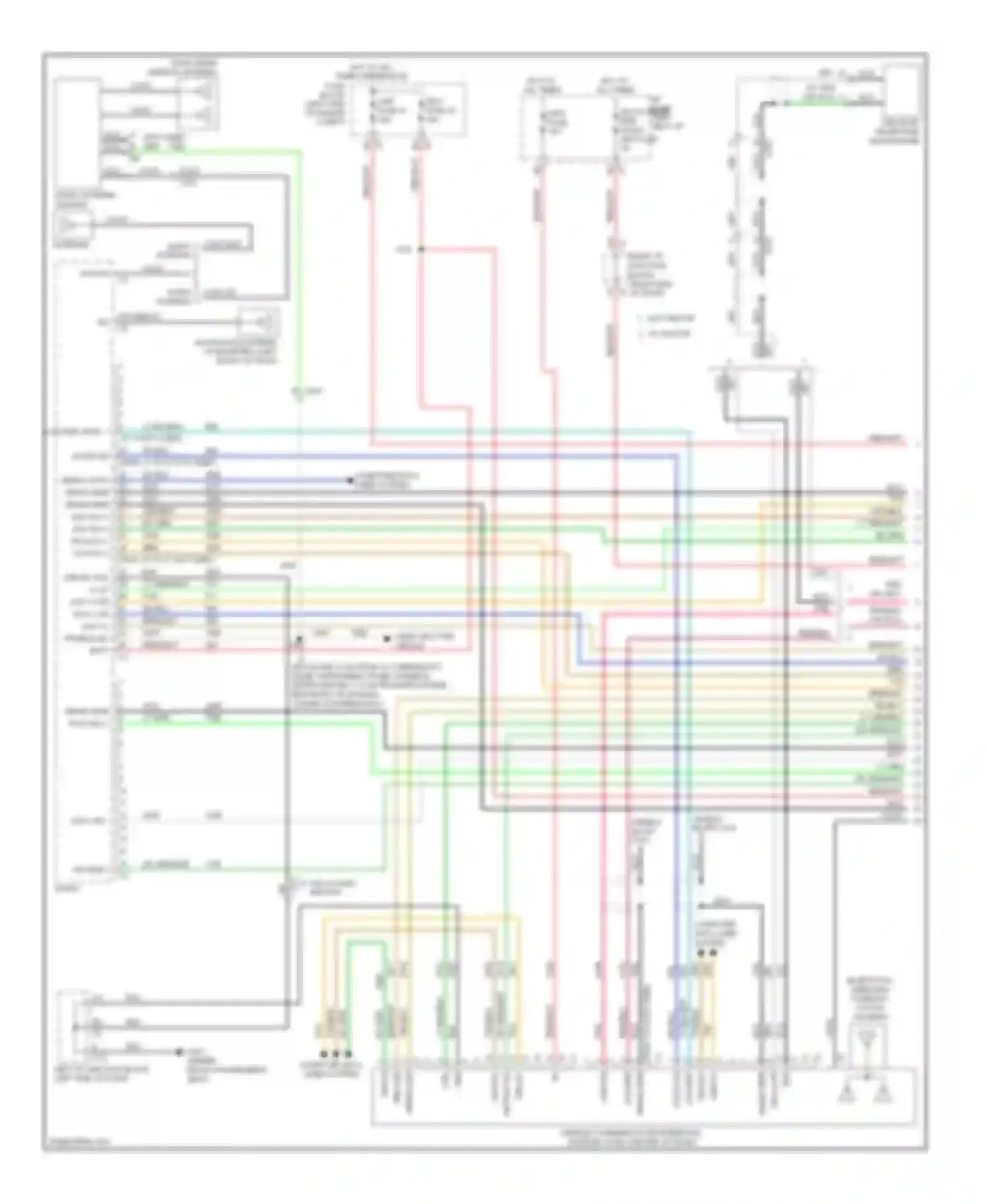 Wiring diagram bluetooth wireless communi- cation antenna for Chevrolet Tahoe III (2006-2014) (1 of 2)