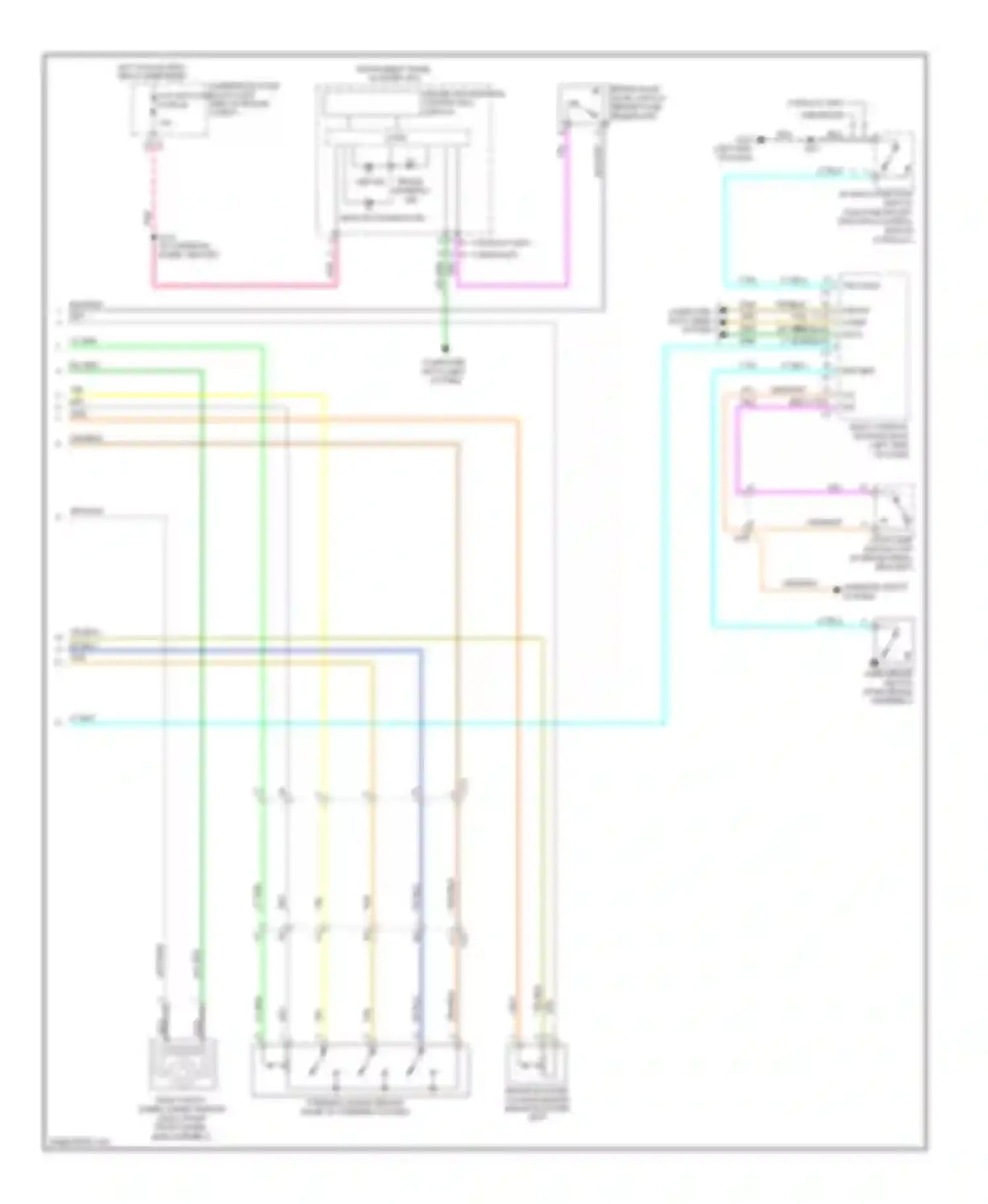 Wiring diagram brake abs ind warning ind for Chevrolet Tahoe III (2006-2014) (1 of 1)