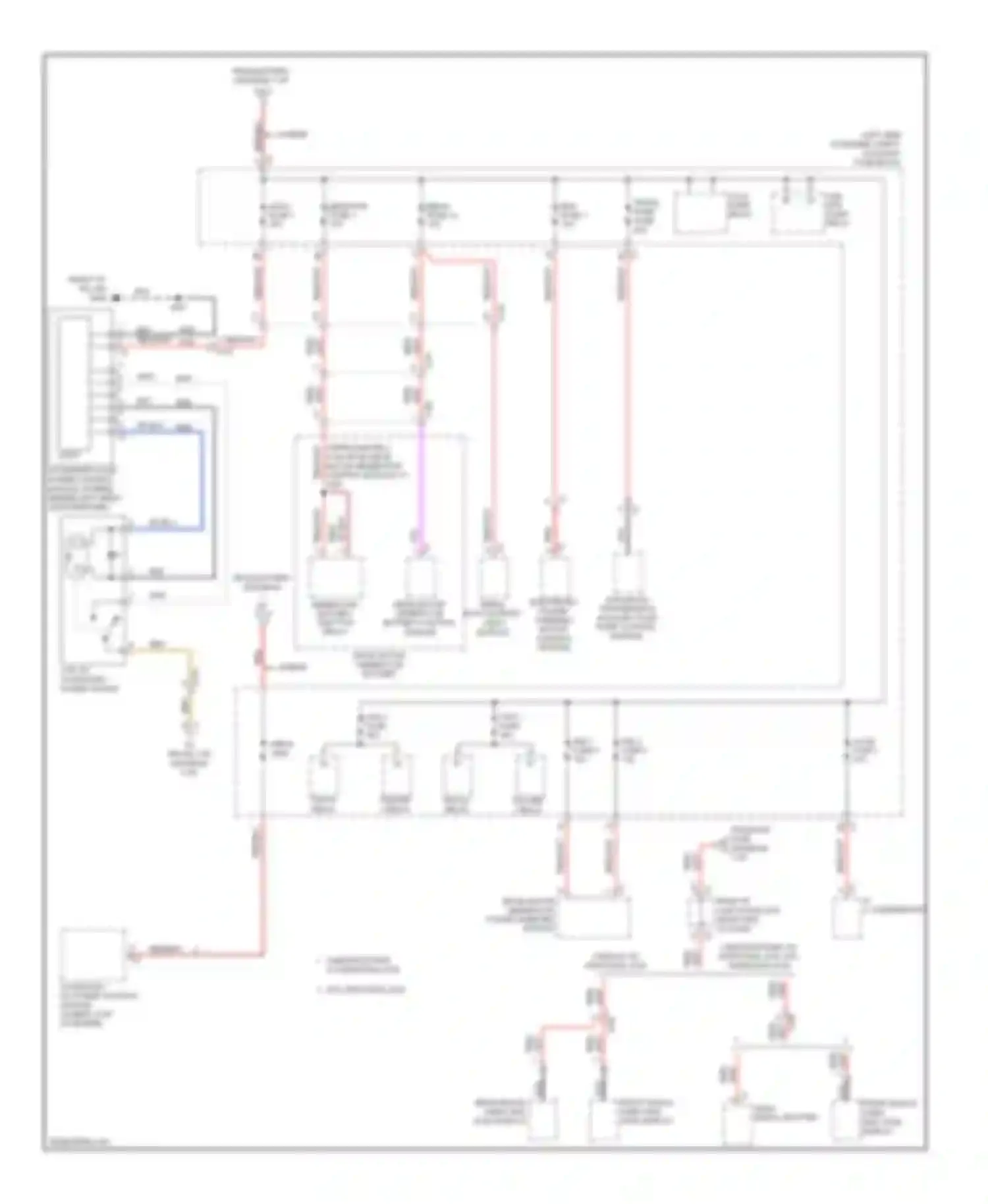 Wiring diagram cool pump relay for Chevrolet Tahoe III (2006-2014) (2 of 3)