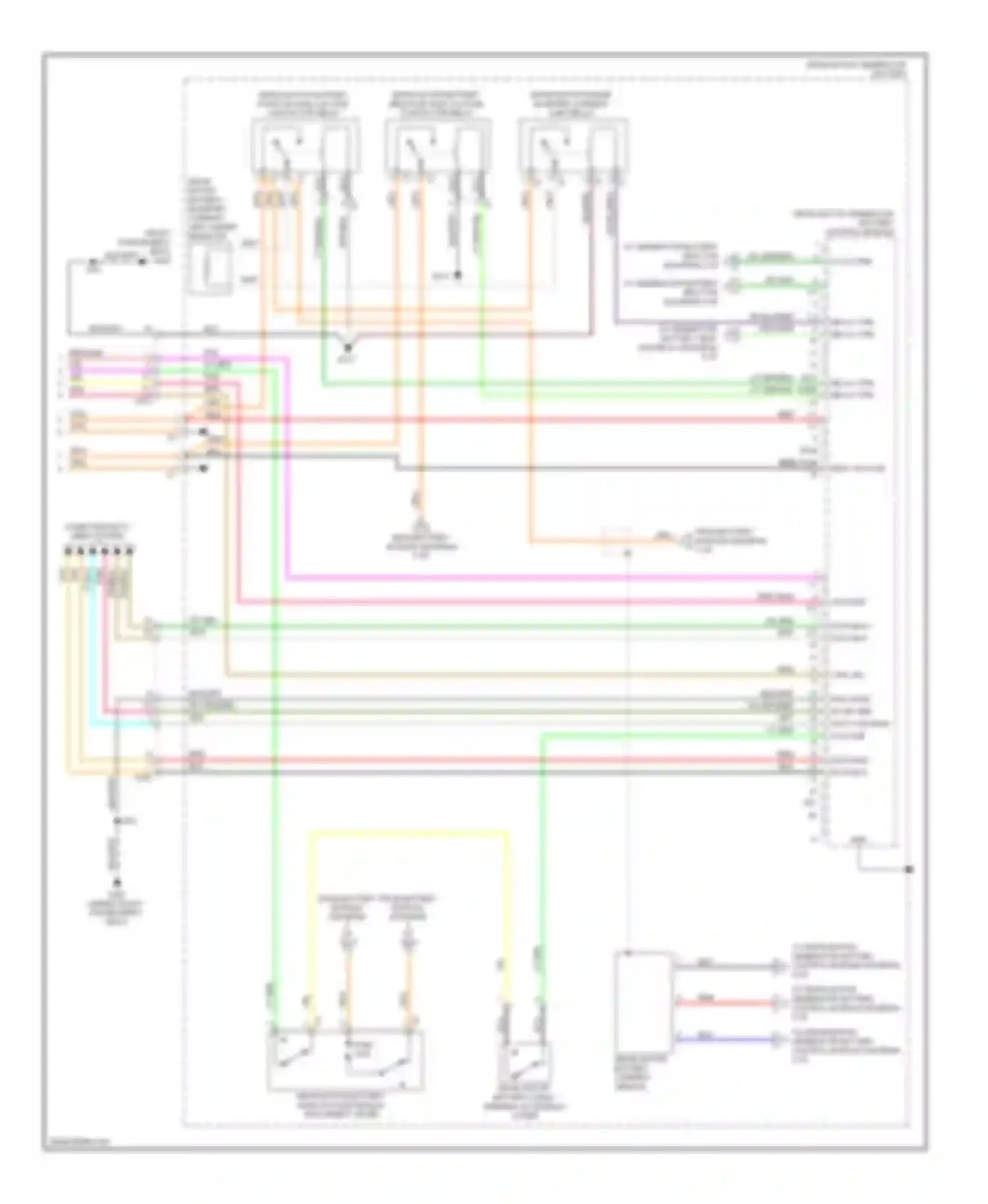 Wiring diagram dk grn/blk for Chevrolet Tahoe III (2006-2014) (3 of 4)